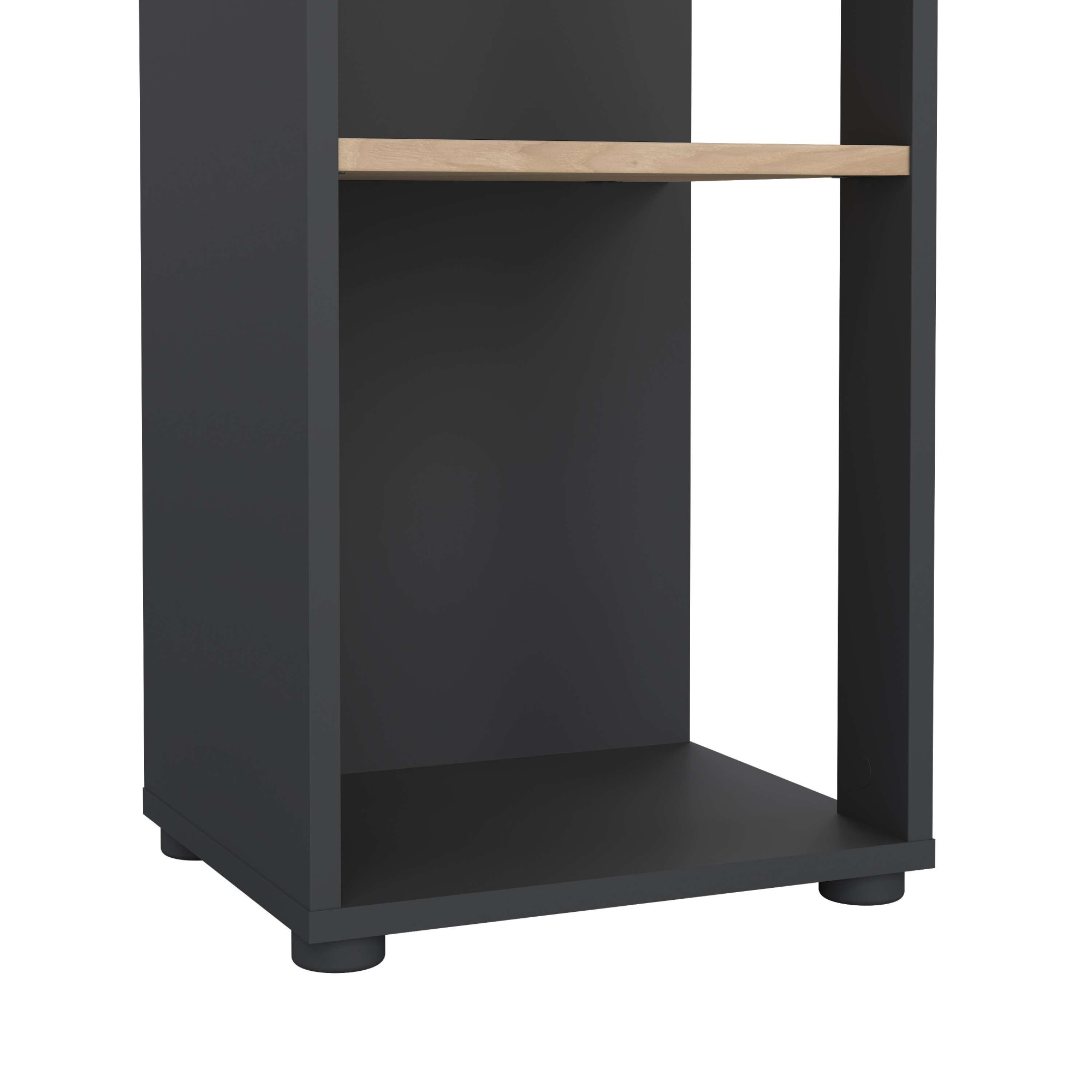 INOSIGN Regal »Sign Ablageregal, Aktenregal, Bücherregal, Standregal, Wandregal,«, schmal mit 4 Einlegeböden, zu 2 Seiten offen, Eckregal