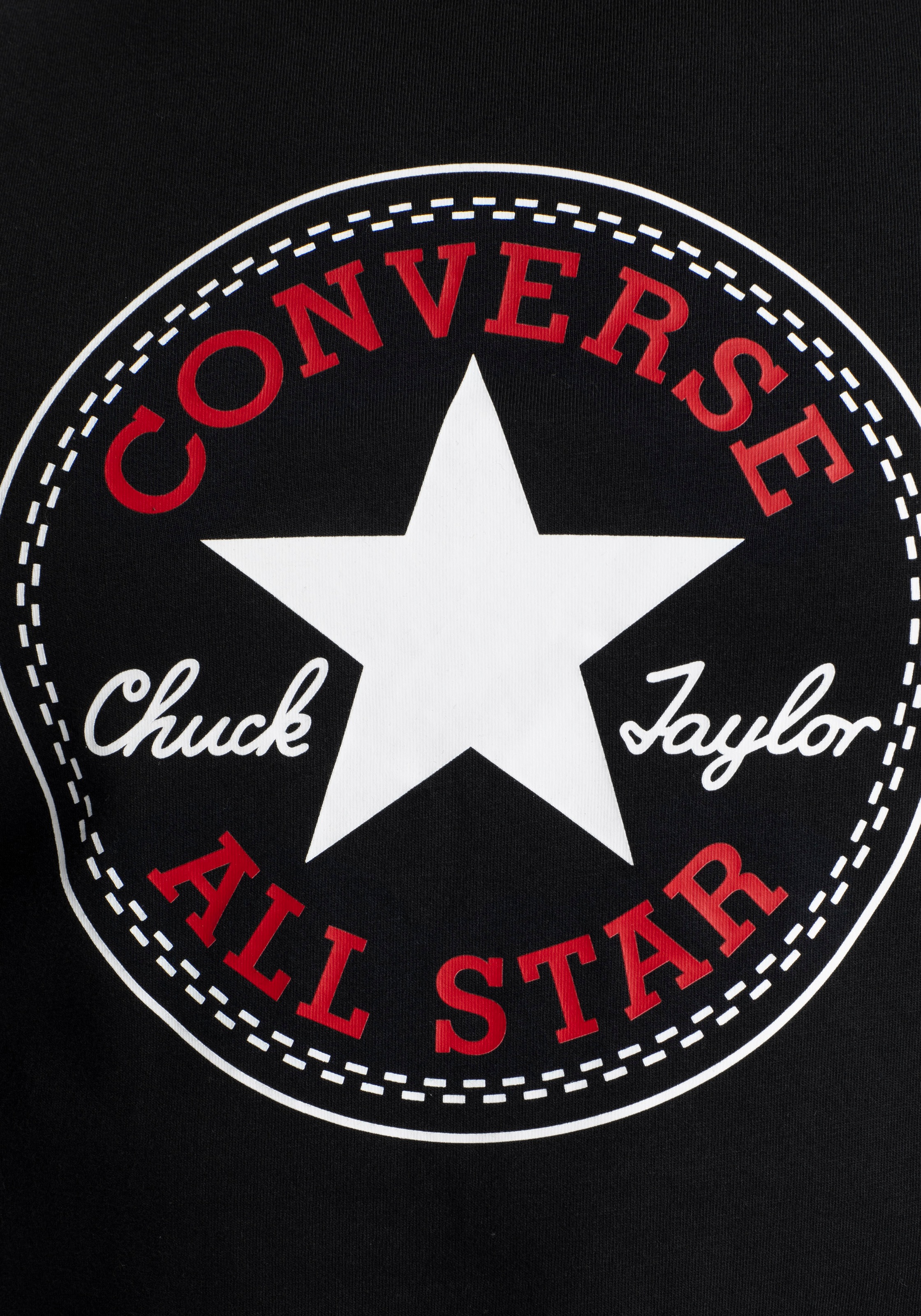 Converse T-Shirt »CONVERSE GO-TO ALL STAR PATCH STANDARD-FIT T-SHIRT«, (1 tlg.), Unisex