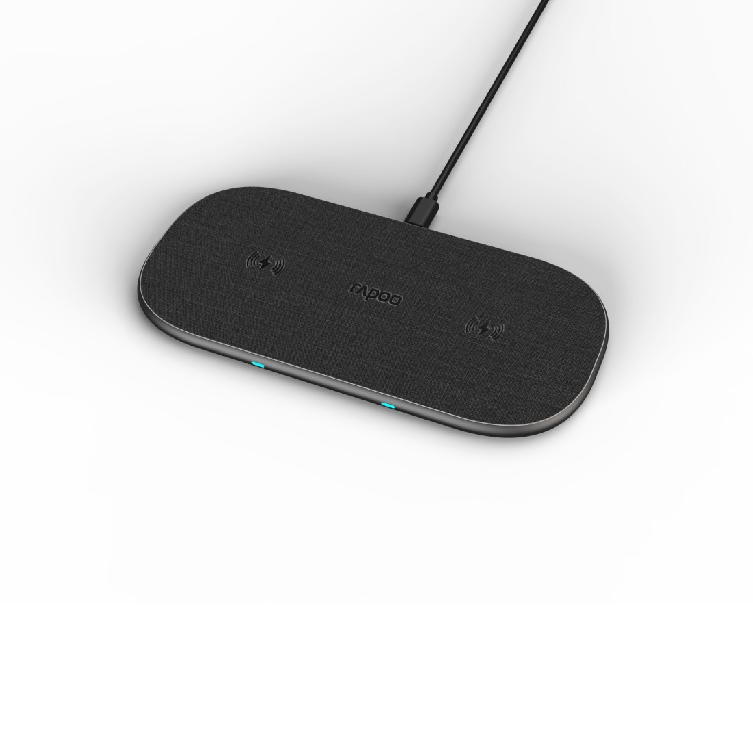 Rapoo Wireless Charger »XC260 Kabelloses Qi-Dual-Ladepad, 20W, grau«