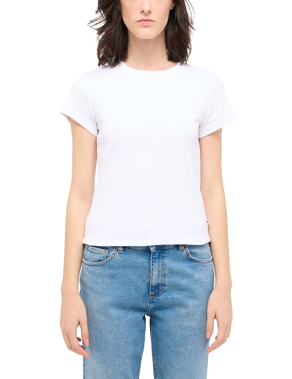 MUSTANG Kurzarmshirt »Damen Style Addison«