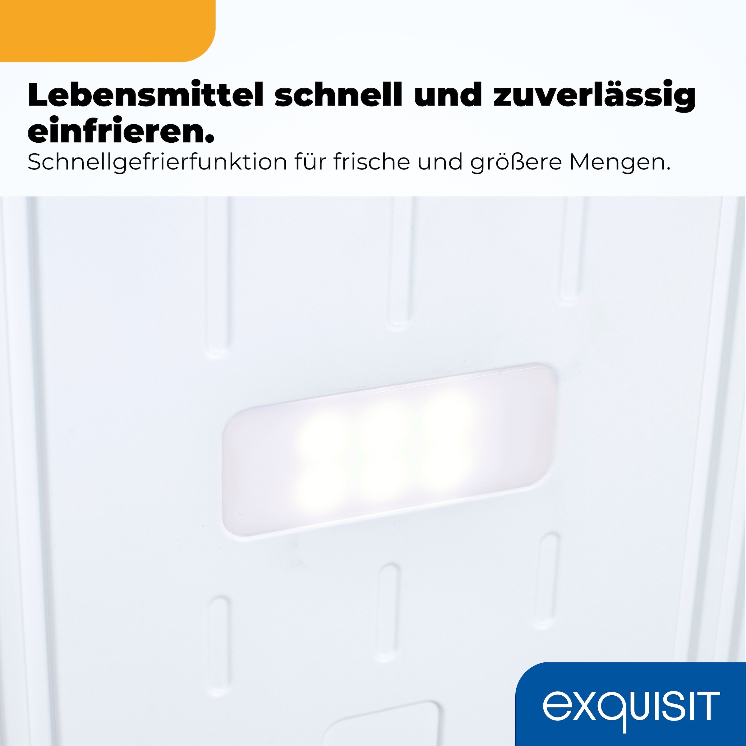 exquisit Gefriertruhe »GT220-HE-010A weiss« 84,5 cm hoch 96,3 cm breit Kompakt & platzsparend ideal für kleine Küchen oder Zweitgerät