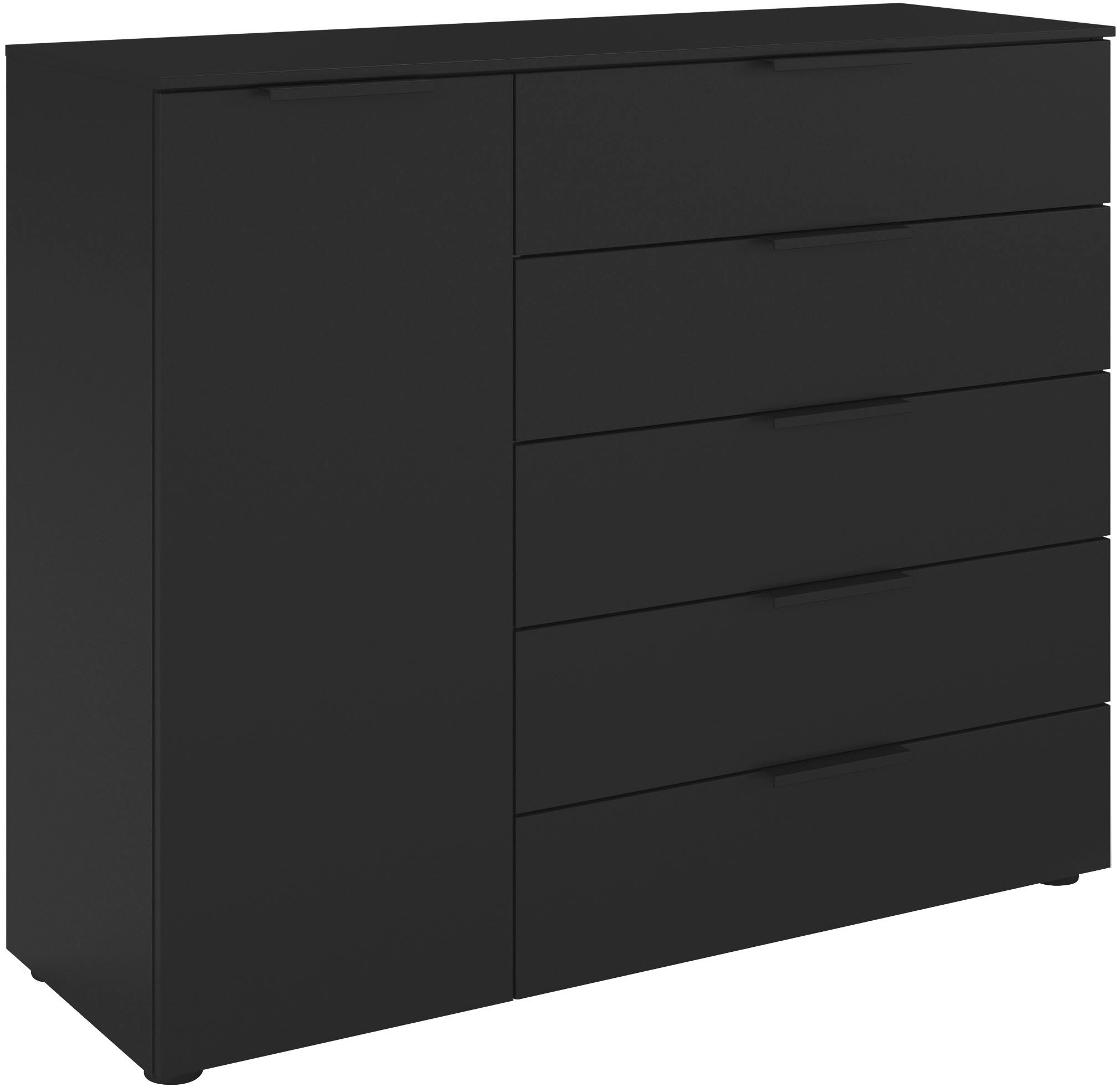 LeGer Home by Lena Gercke Kommode "Kommode Sideboard Schubladen Türenkommode SERINA eleganter Eyecatcher" inkl. SOFT-CLOSE-FUNKTION, mit 5 Schubkästen und 1 Tür sowie Metallgriffen MADE IN GERMANY