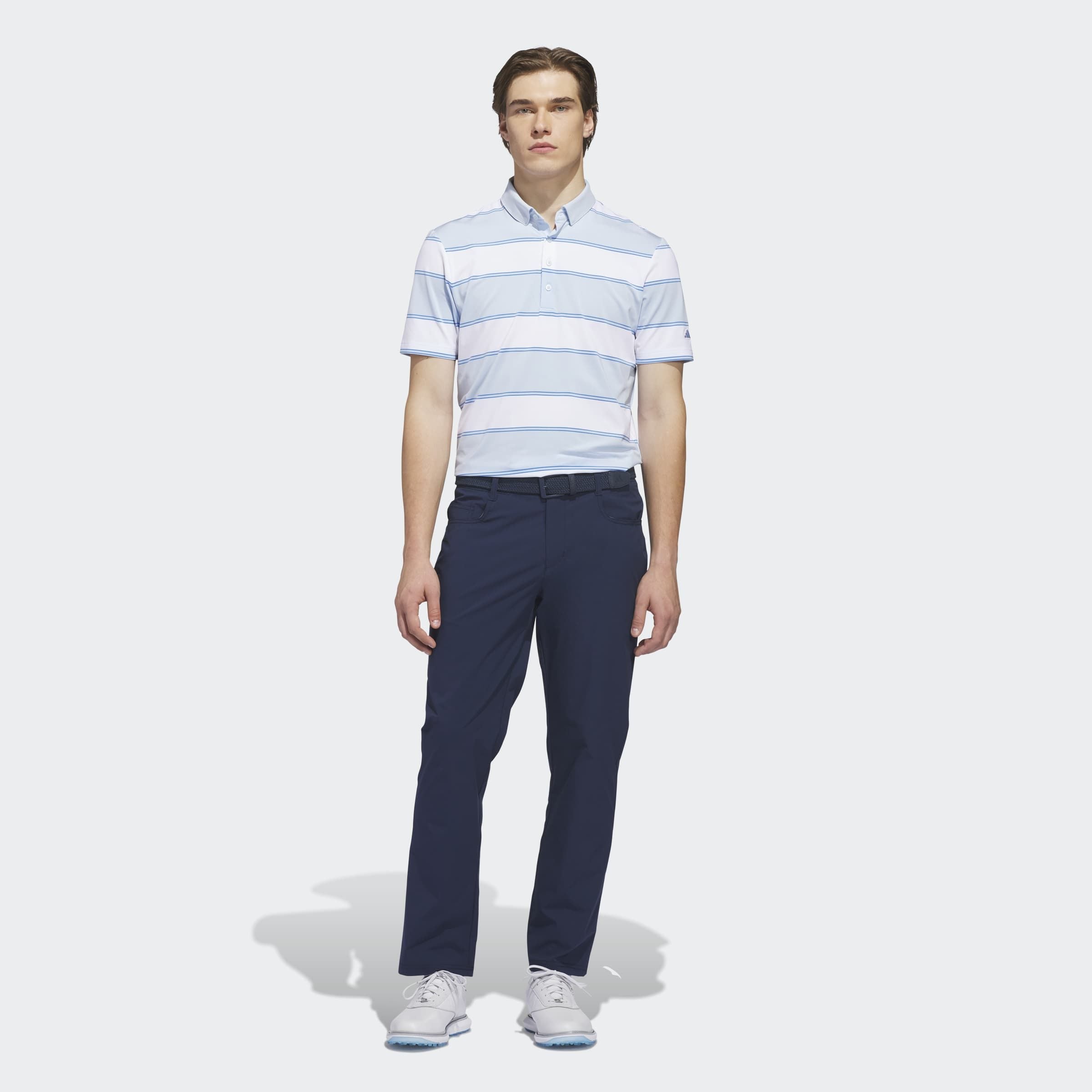 adidas Performance Poloshirt »ULTIMATE365+ JUMBO STRIPE CLIMACOOL POLO« mit normaler Länge, Kurzarm, sportlich, für Erwachsene