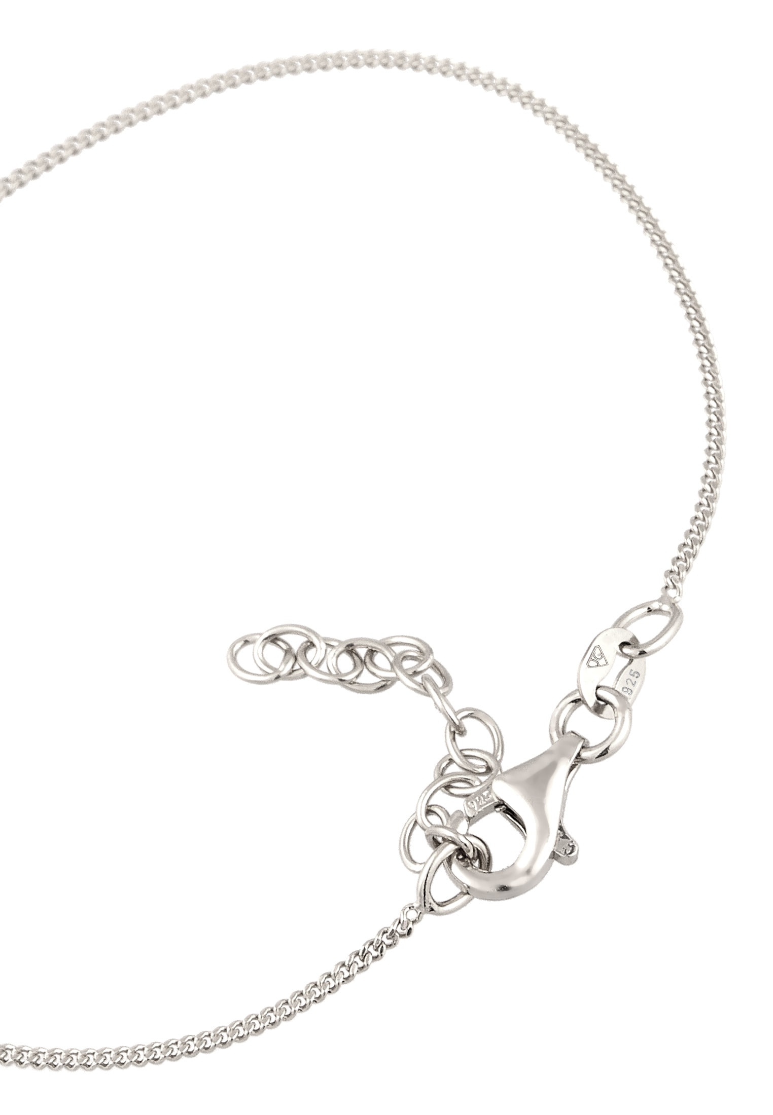 Elli Armkette »Armband Dreieck Glass Crystals Rose 925 Sterling Silber«
