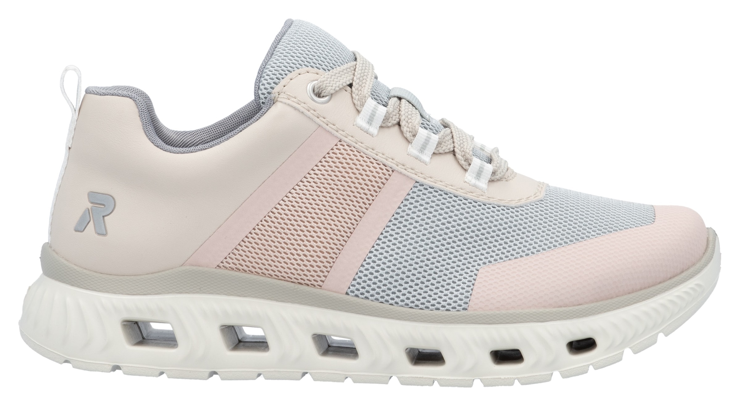 RIEKER Sport Sneaker, in veganer Verarbeitung, Freizeitschuh, Halbschuh, Schnürschuh