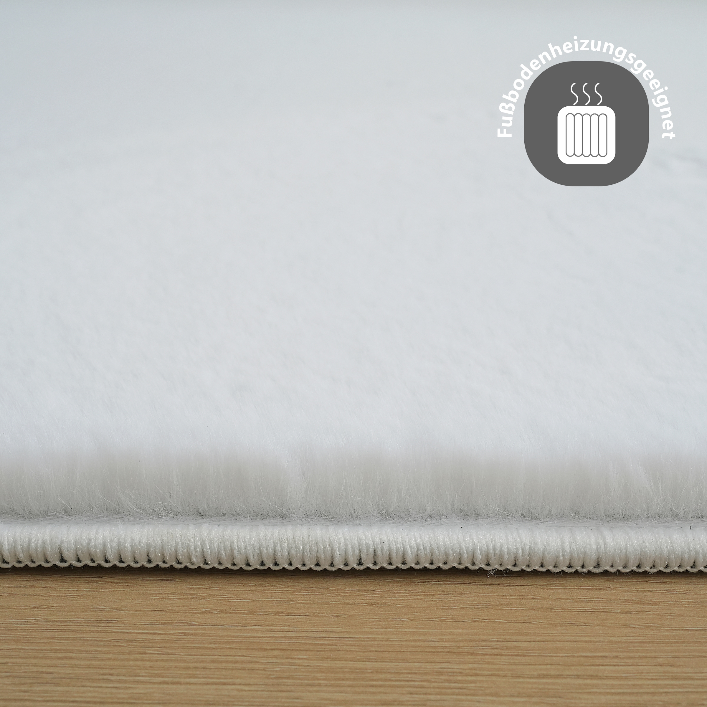 my home Fellteppich »Balu, Kunstfellteppich, Modern, Langflor Teppich«, rechteckig, 20 mm Höhe, Kaninchenfell-Haptik, kuschelig, weich, Wohnzimmer, Schlafzimmer