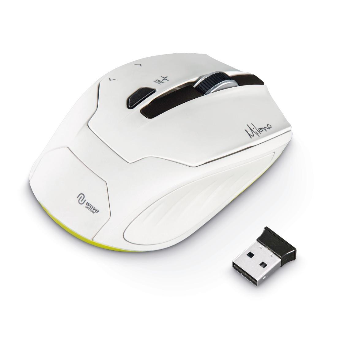 Hama Maus »Kompakte Funk PC Maus kabellose Maus max 2400 dpi Milano 6 Tasten«, Funk kaufen