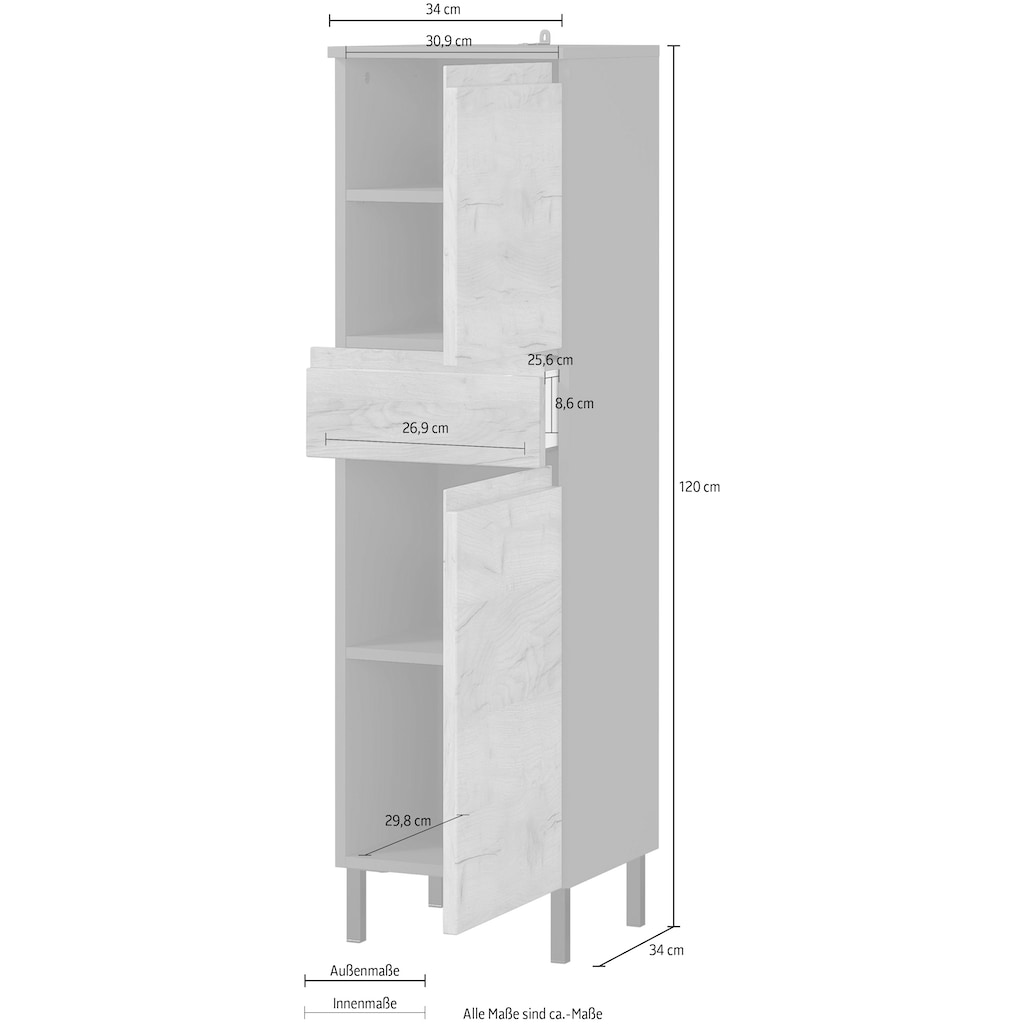 GERMANIA Midischrank »Scantic«