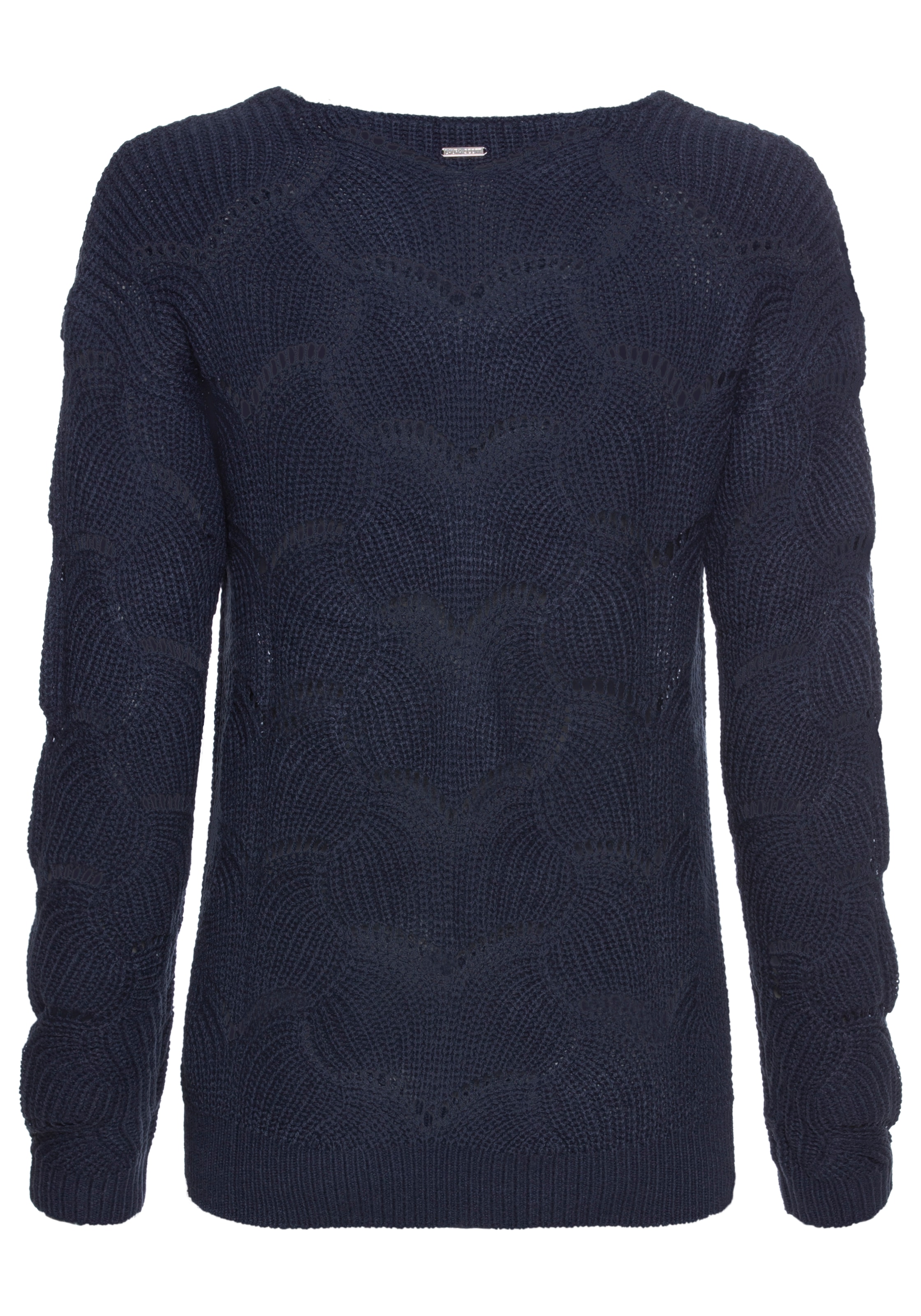 Laura Scott Strickpullover, mit modischem Strickmuster