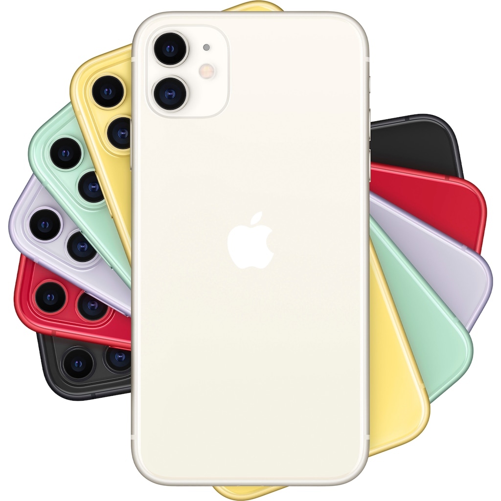 Apple Smartphone »iPhone 11«, white, 15,5 cm/6,1 Zoll, 128 GB Speicherplatz, 12 MP Kamera