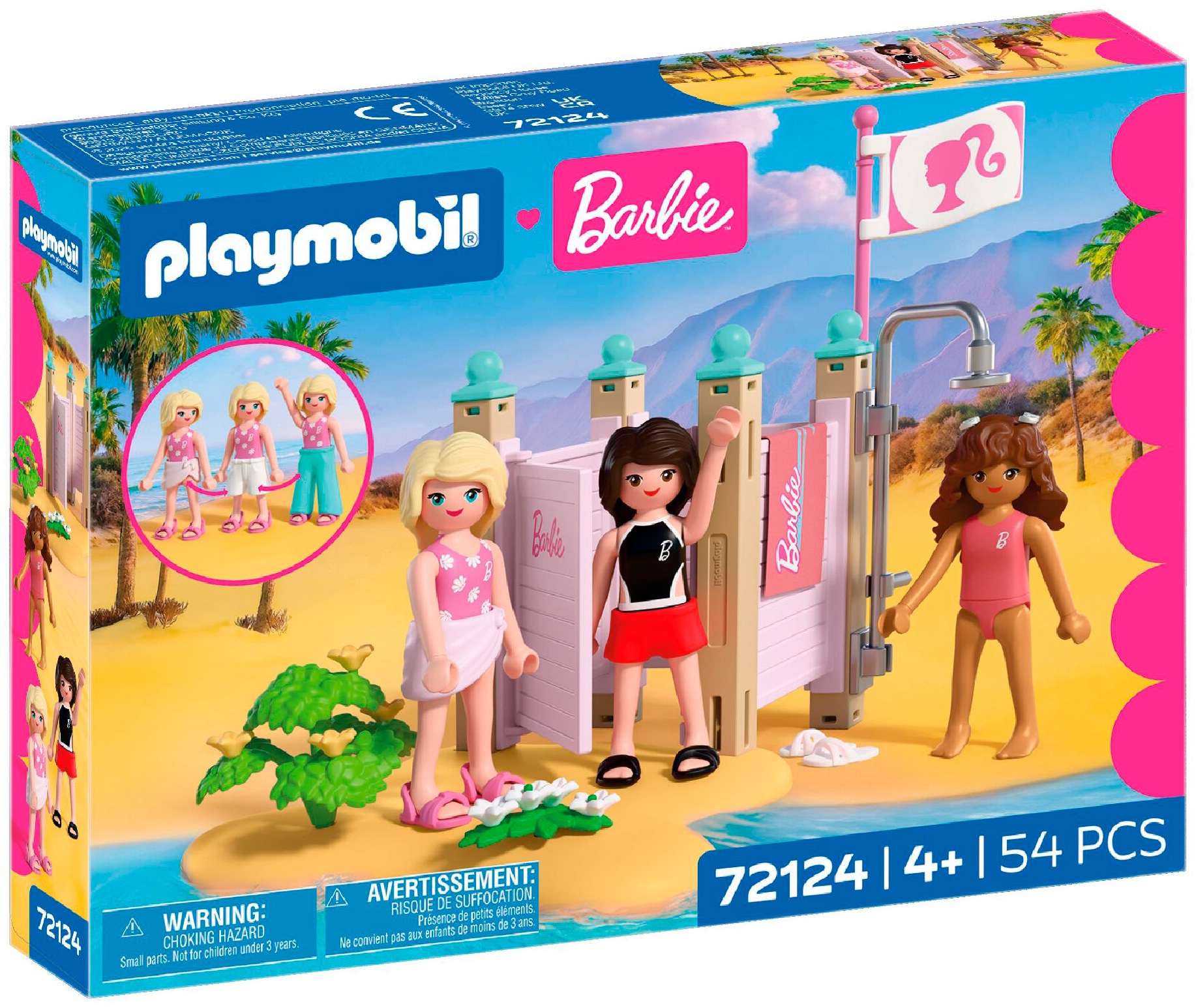 Playmobil® Konstruktions-Spielset »PLAYMOBIL x Barbie™ Strandmode (72124), Barbie™« Made in Europe