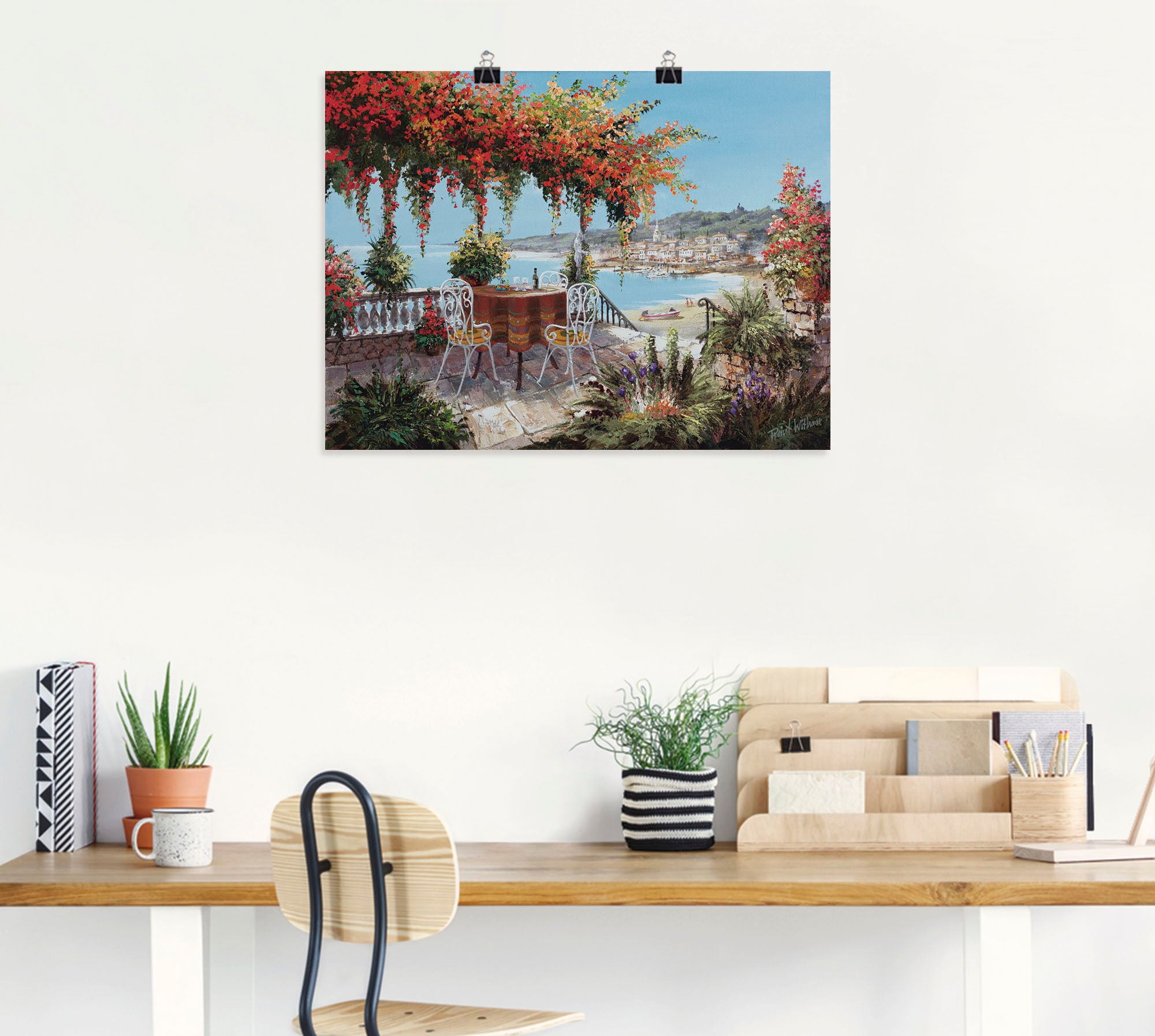 Artland Wandbild »Macht mein Tag perfekt« Gewässer 1 Stk. tlg. als Leinwandbild, Poster in verschied. Größen