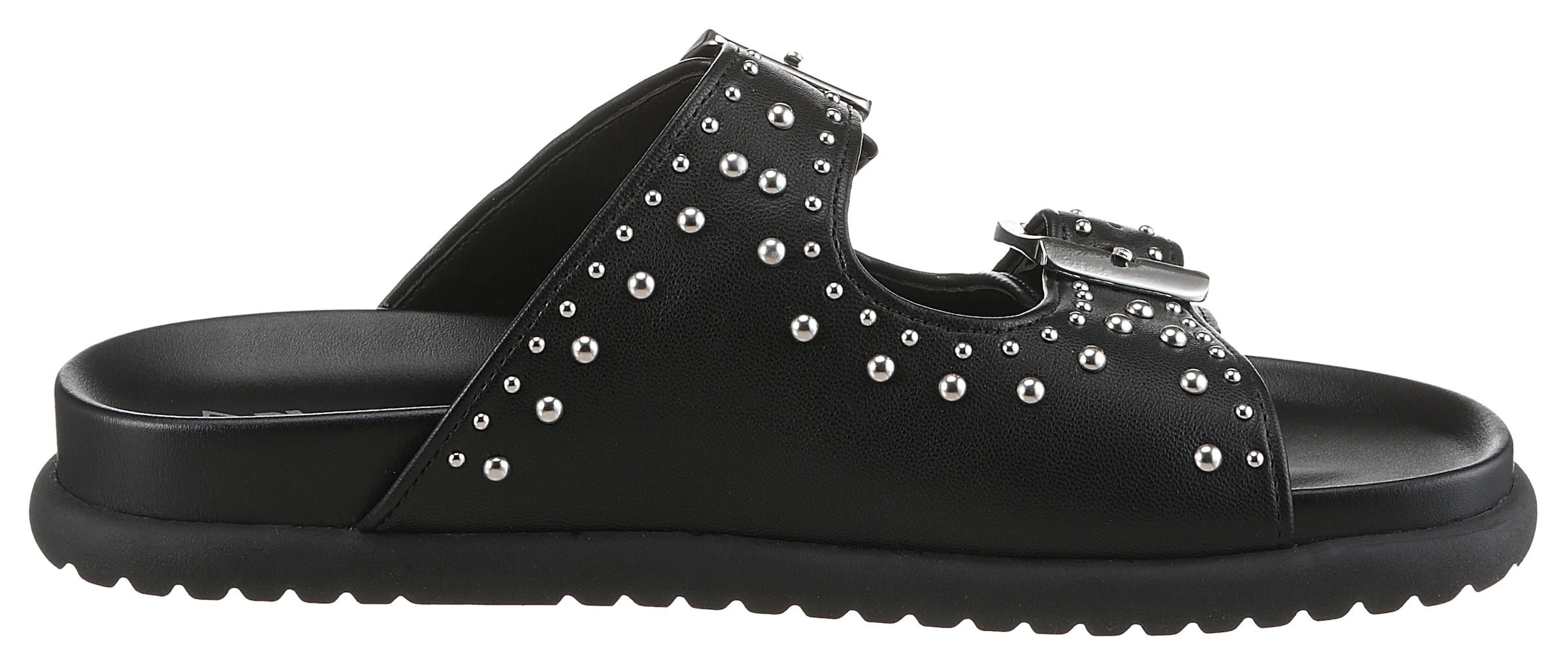 Tamaris Pantolette  , Plateau, Sommerschuh mit auffälligen Nieten besetzt