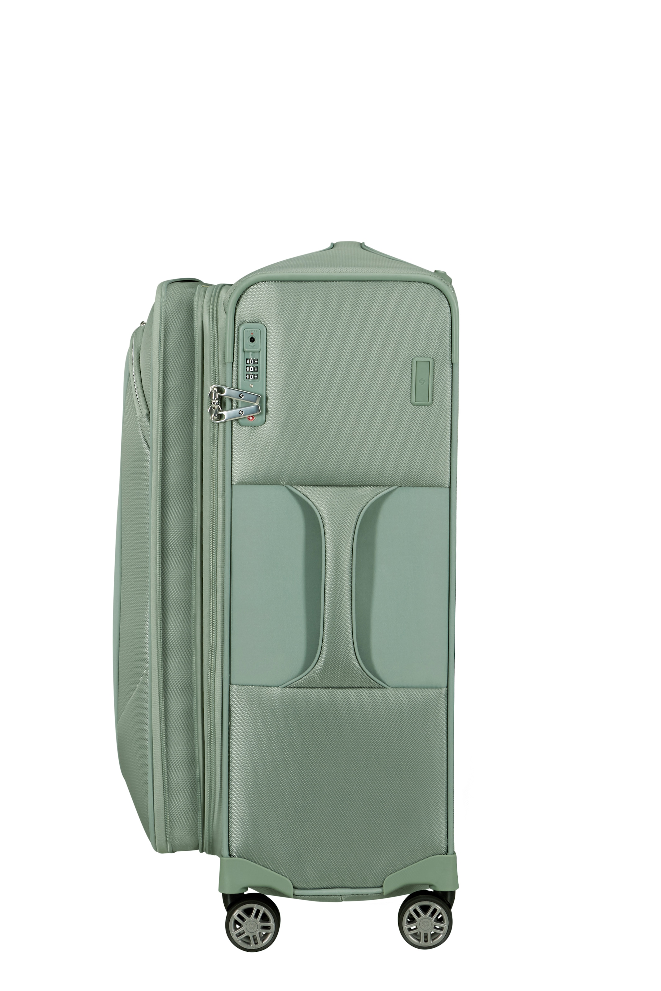 Samsonite Weichgepäck-Trolley »RE-LITE, verschiedene Größen und Farben« Set, mit 2 Packwürfeln, 2 Stk. tlg. 79 l 4 Rollen Unisex Koffer, arretierbares, versenkbares Druckknopf-Trolleysystem