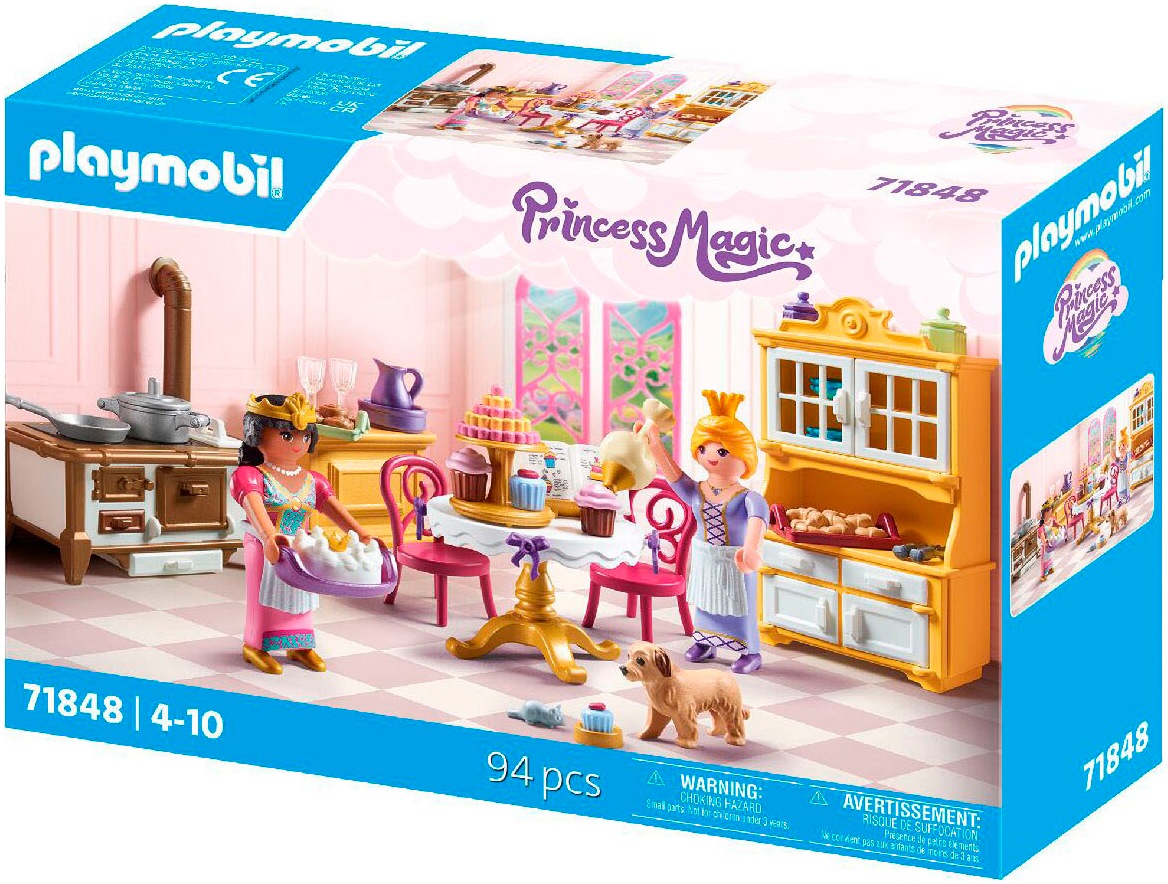 Playmobil® Konstruktions-Spielset »Königliche Küche (71848), Playmobil Princess Magic«, (94 St.), Made in Europe
