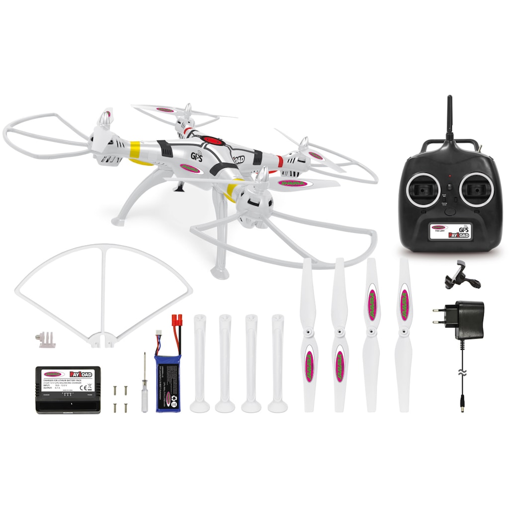 Jamara RC-Quadrocopter »Payload GPS Drone Altitude Coming Home«