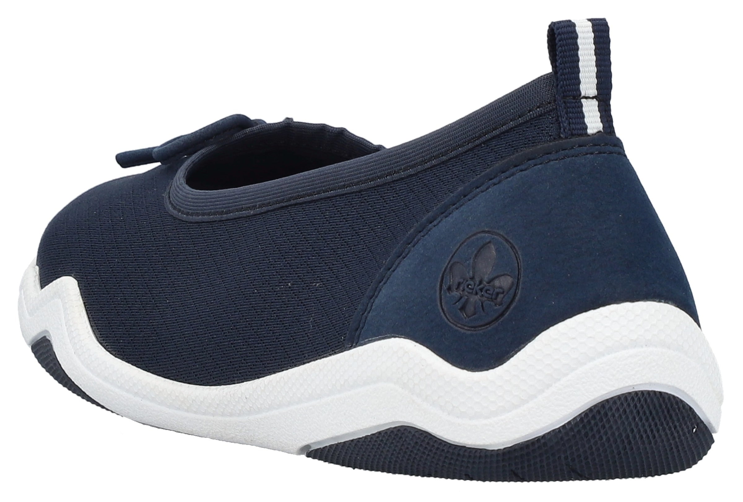 Rieker Ballerina, Slip-on Sneaker, Slipper, Schlupfschuh in veganer Verarbeitung