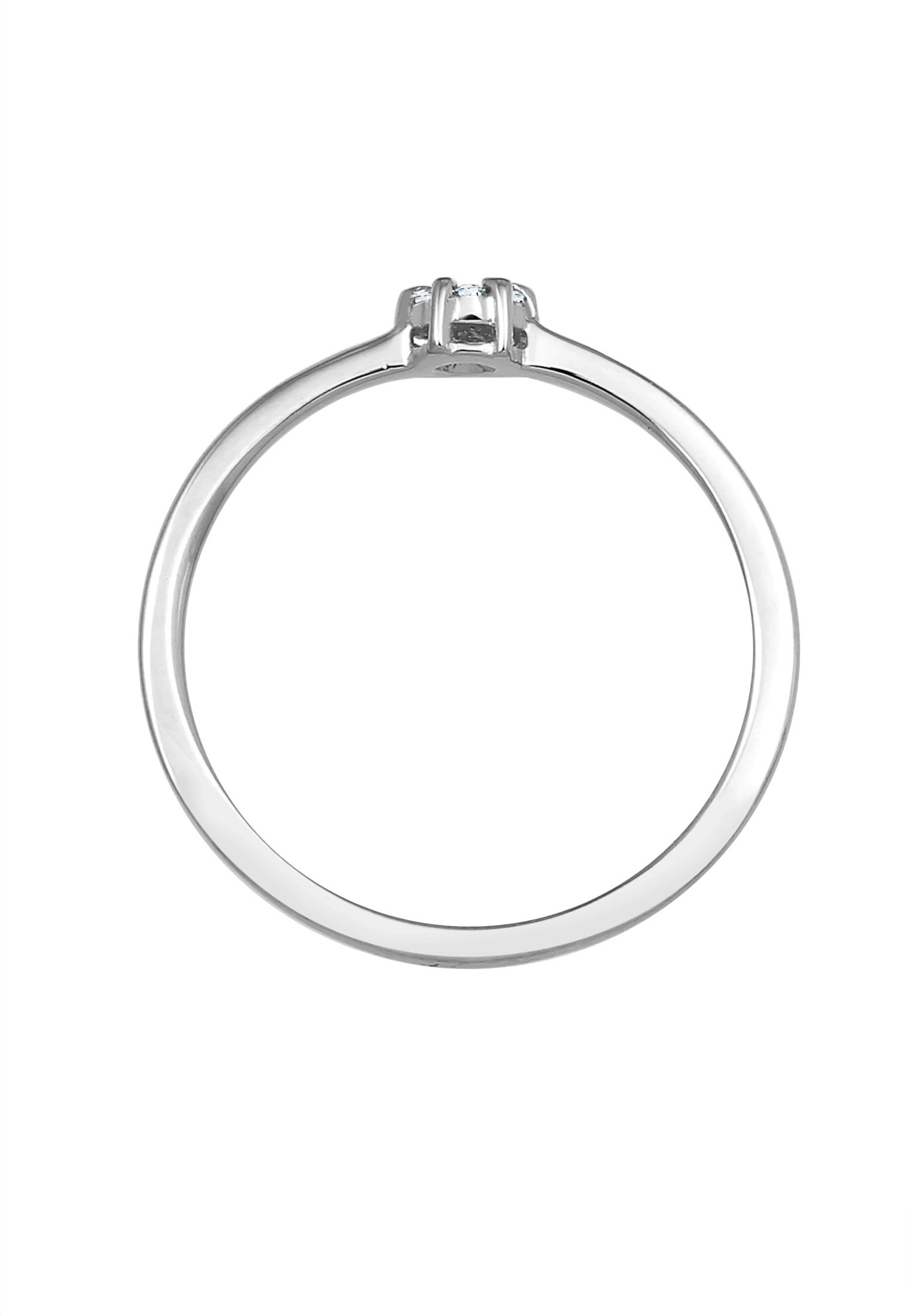 Elli DIAMONDS Verlobungsring »Ring Verlobungsring Diamanten (0.045 ct.) 585 Weißgold«