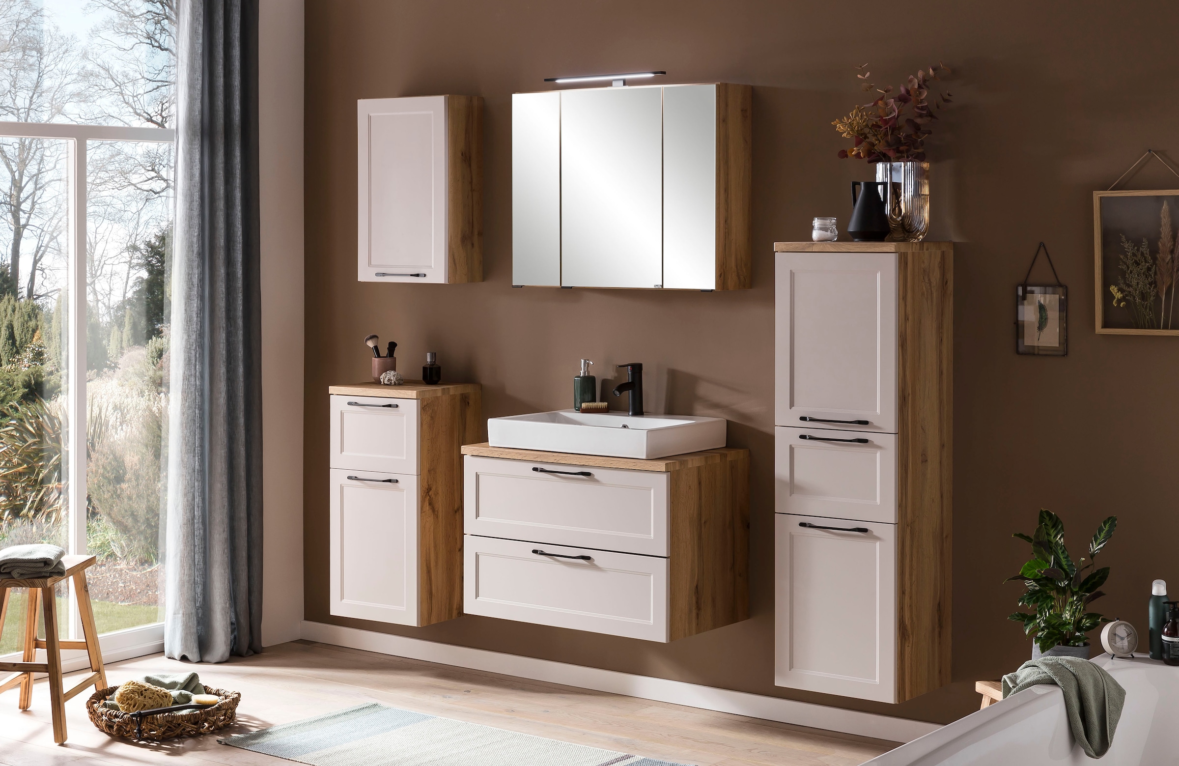welltime Midischrank »Lana«, Badmöbel, 40 cm breit