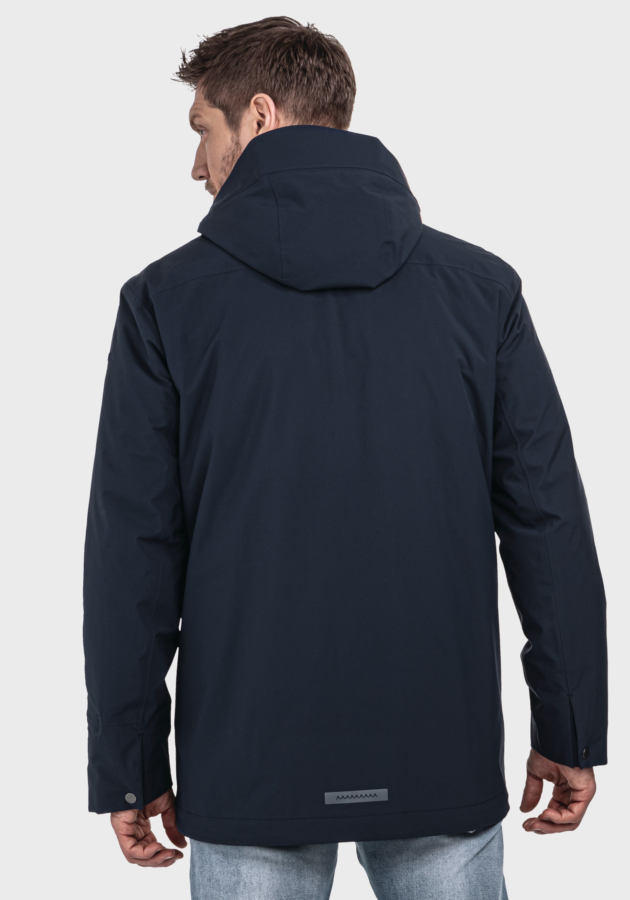 Schöffel Doppeljacke »Urban 3in1 Parka Style Borkol MNS«, mit Kapuze
