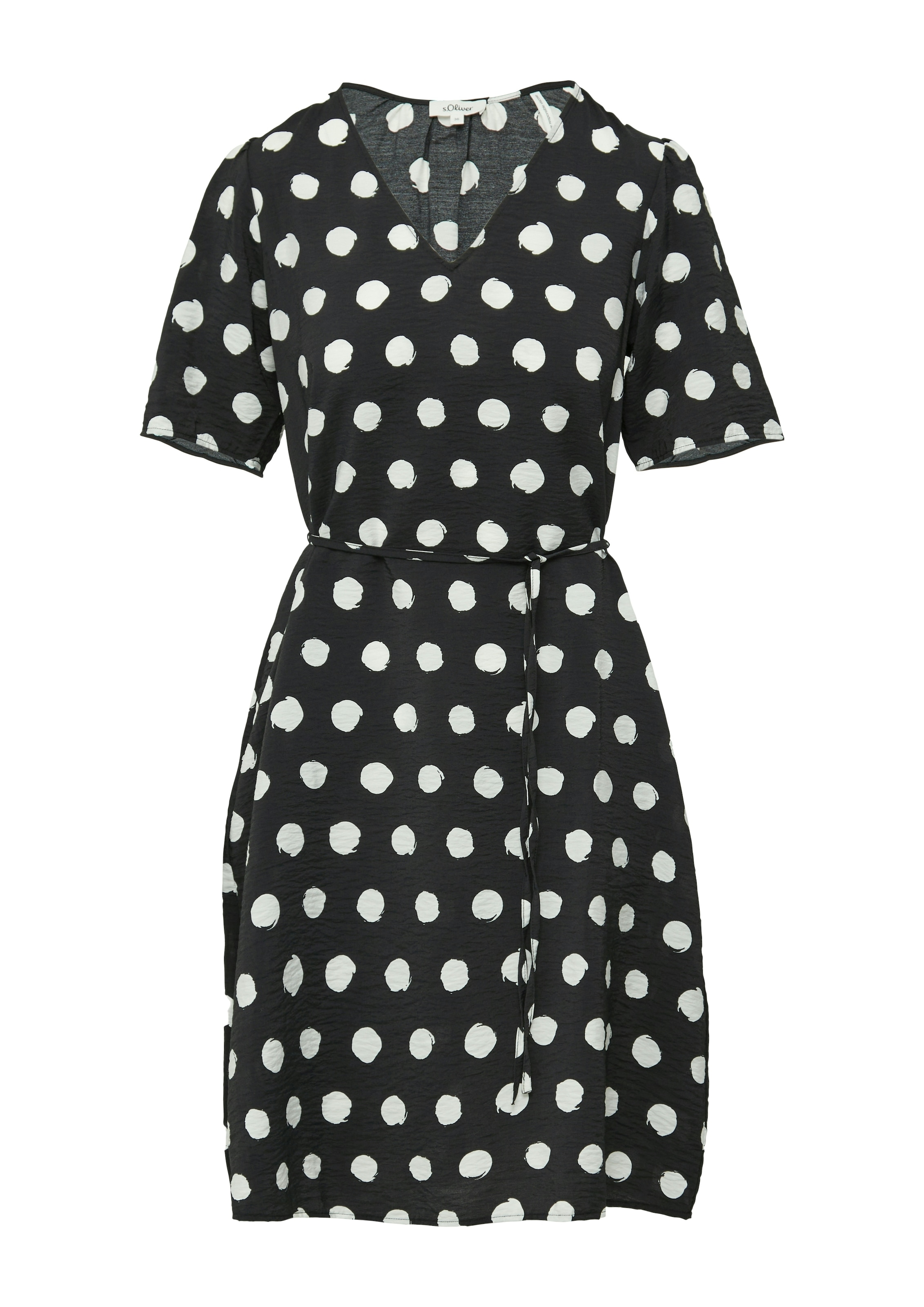 s.Oliver Minikleid Sommerkleid mit All-Over Print