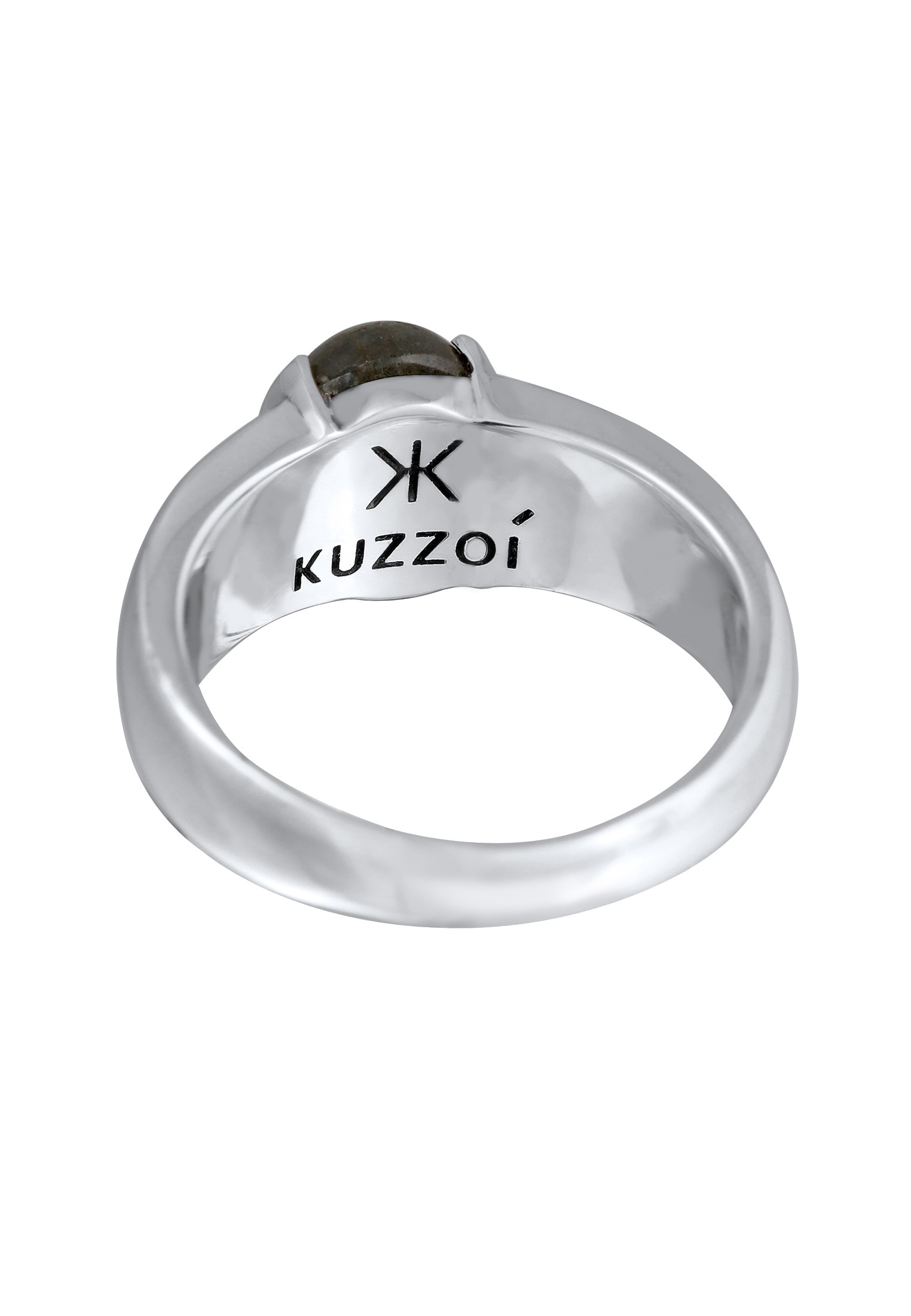 Kuzzoi Siegelring »Ring Herren Siegelring Labradorit 925 Silber«