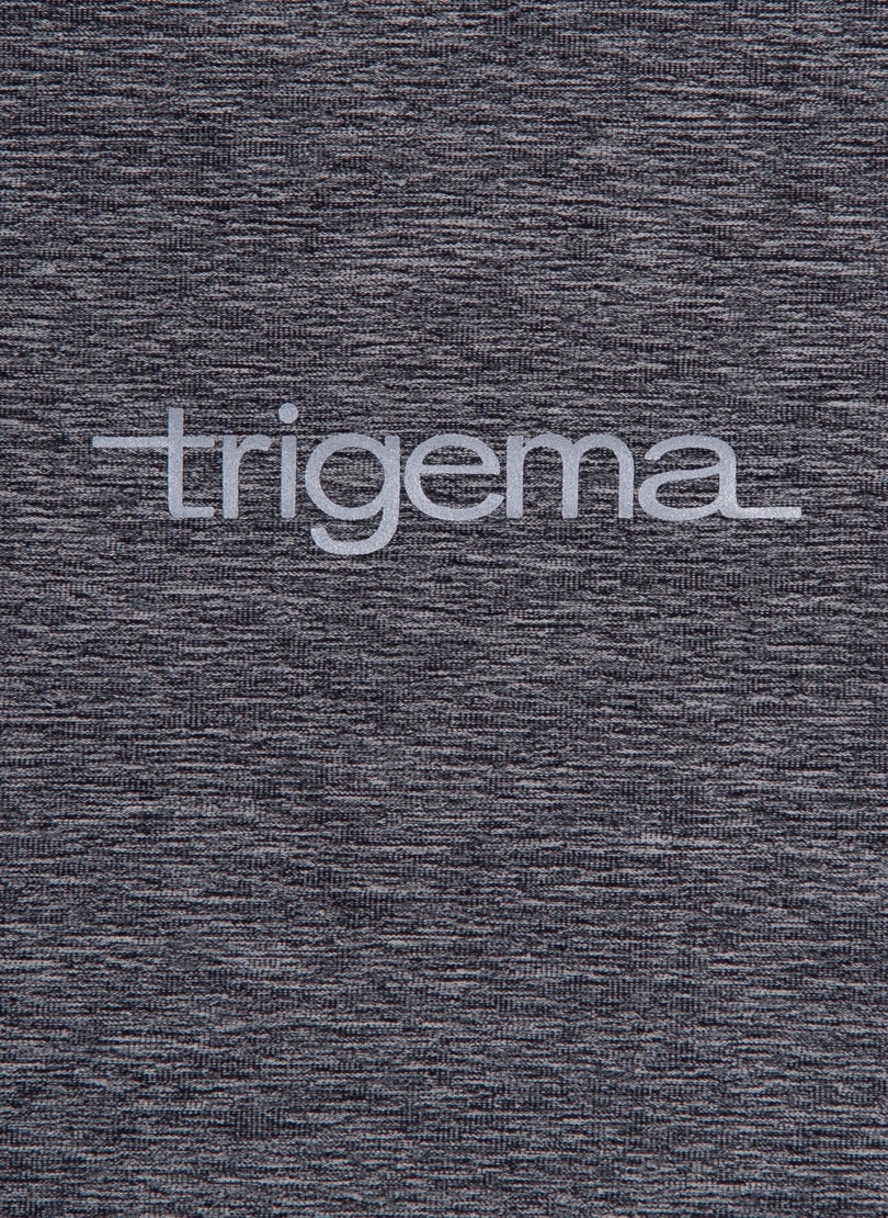 Trigema T-Shirt »TRIGEMA Funktionsshirt in bei Melange-Optik«