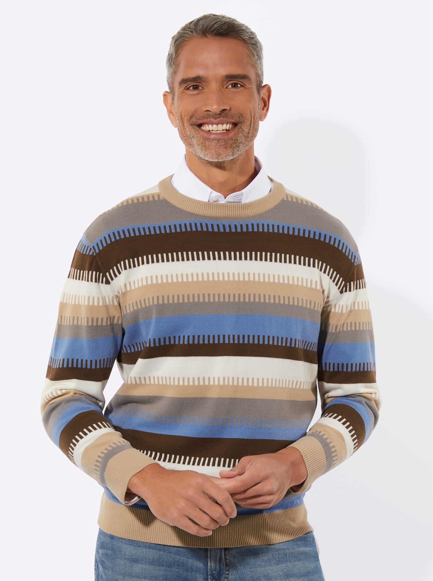 Classic Rundhalspullover »Rundhals-Pullover«