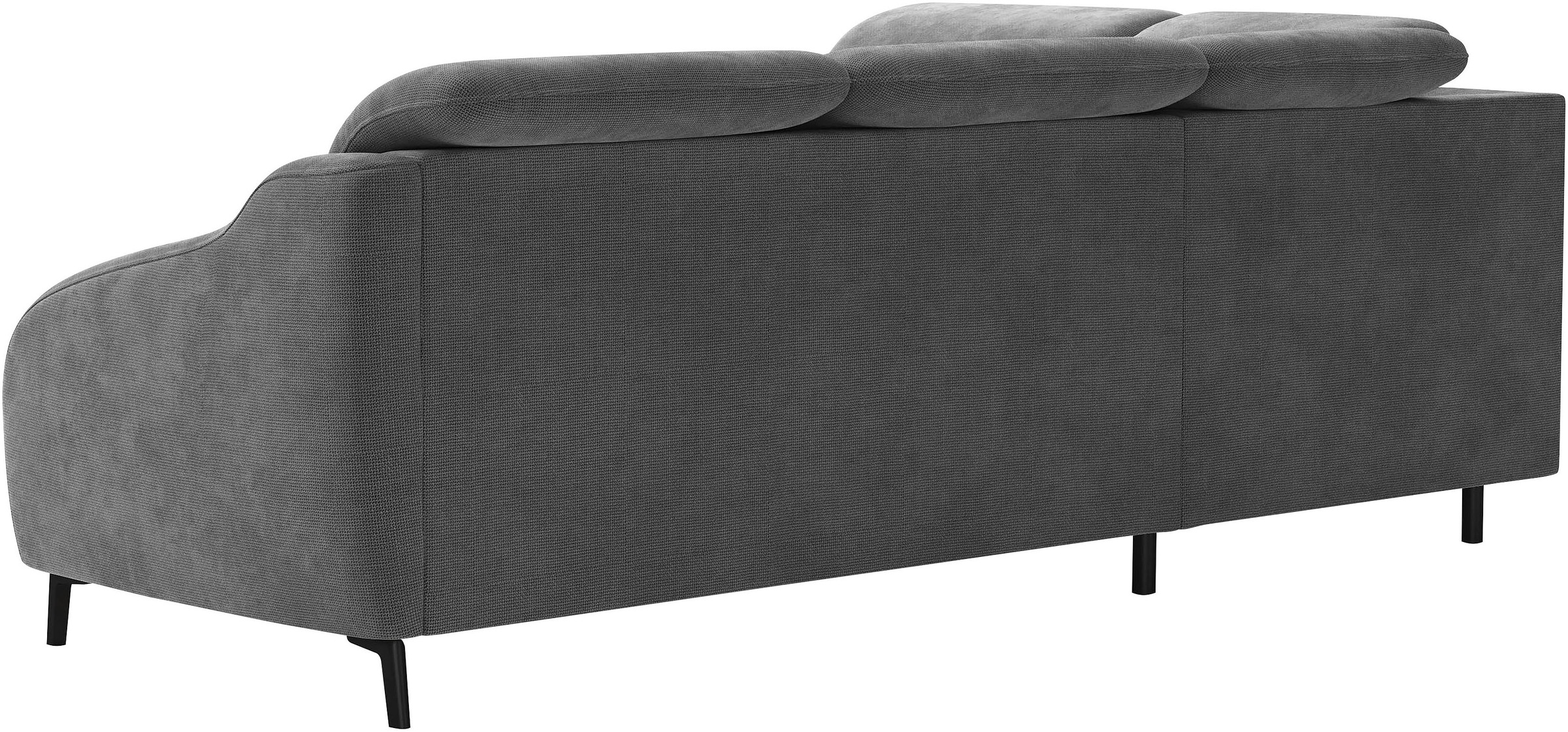 sit&more Ecksofa »Blues L-Form«, wahlweise mit Klapptisch und USB