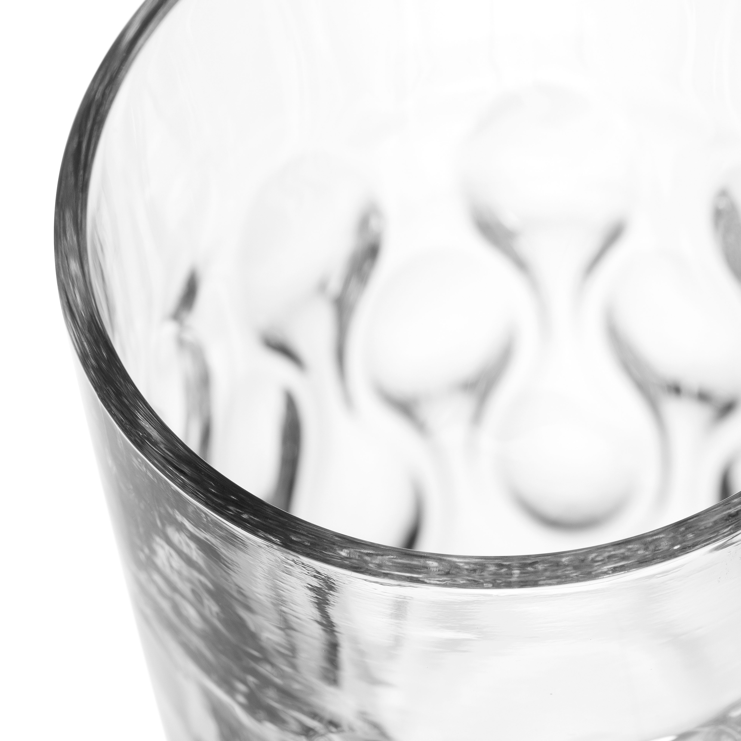 LEONARDO Latte-Macchiato-Glas »GOCCE, 380 ml, 6er-Set« 3. Variante, mit Tropfenrelief