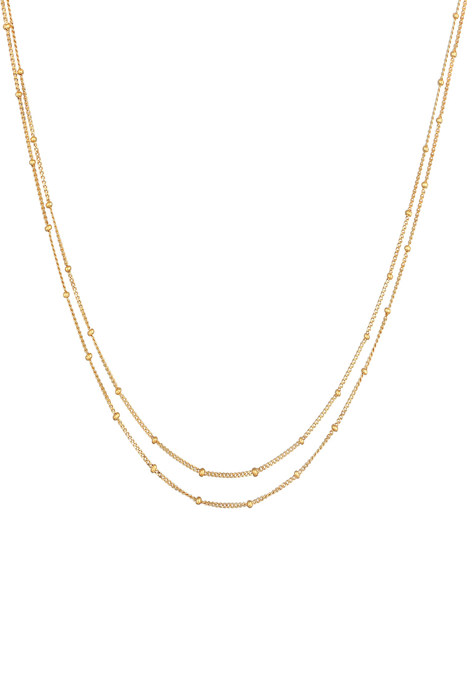 Elli Silberkette »Halskette Layer Kugelkette Basic 925 Silber«
