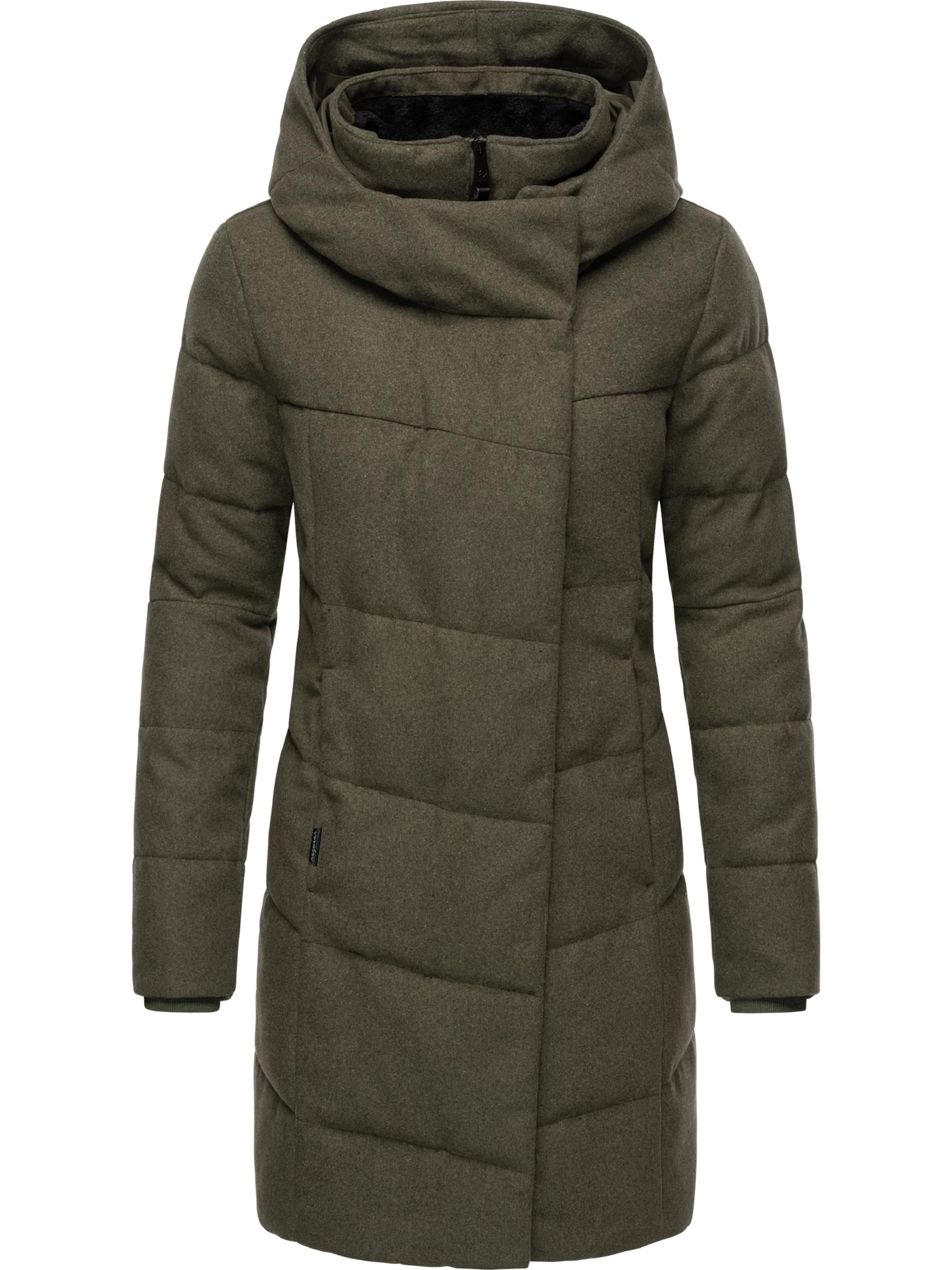 Ragwear Wintermantel »Wintermantel Pavla Coat«, stylischer Damen Steppmantel in Woll-Optik