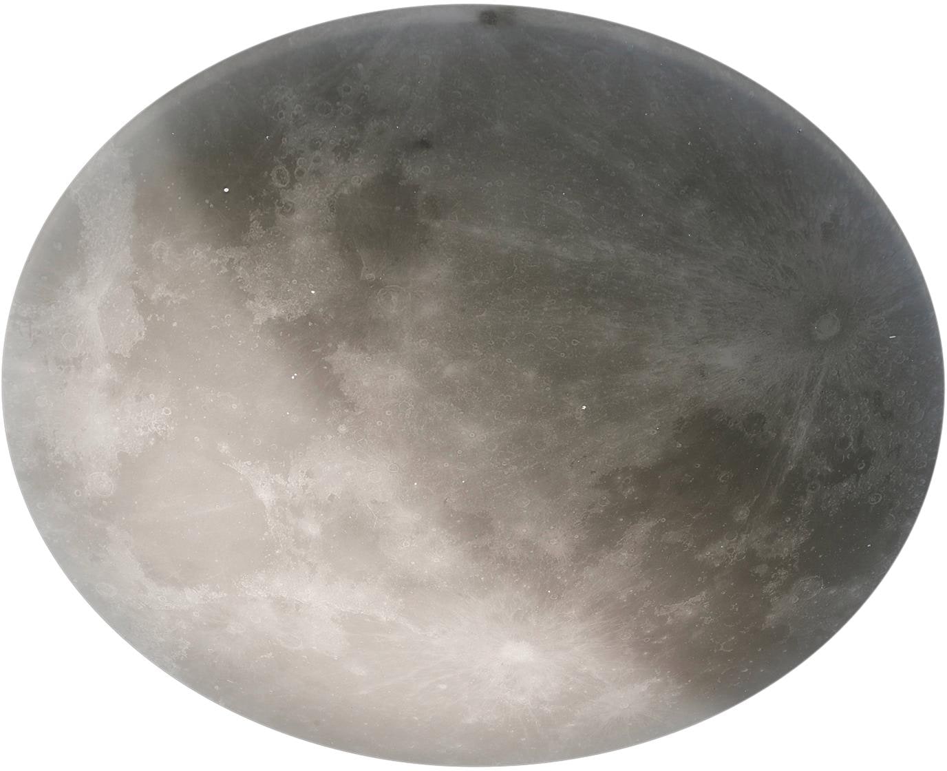 TRIO Leuchten LED Deckenleuchte »Lunar«, 1 flammig, Leuchtmittel LED-Board | LED fest integriert, "Mondleuchte" Fernbedienung,integrierter Dimmer,Nachtlicht