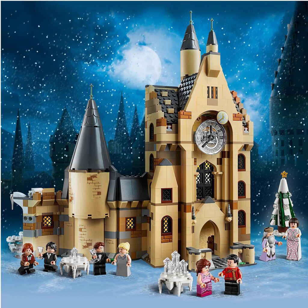 LEGO® Konstruktionsspielsteine »Hogwarts™ Uhrenturm (75948), LEGO® Harry Potter™«, (922 St.), Made in Europe