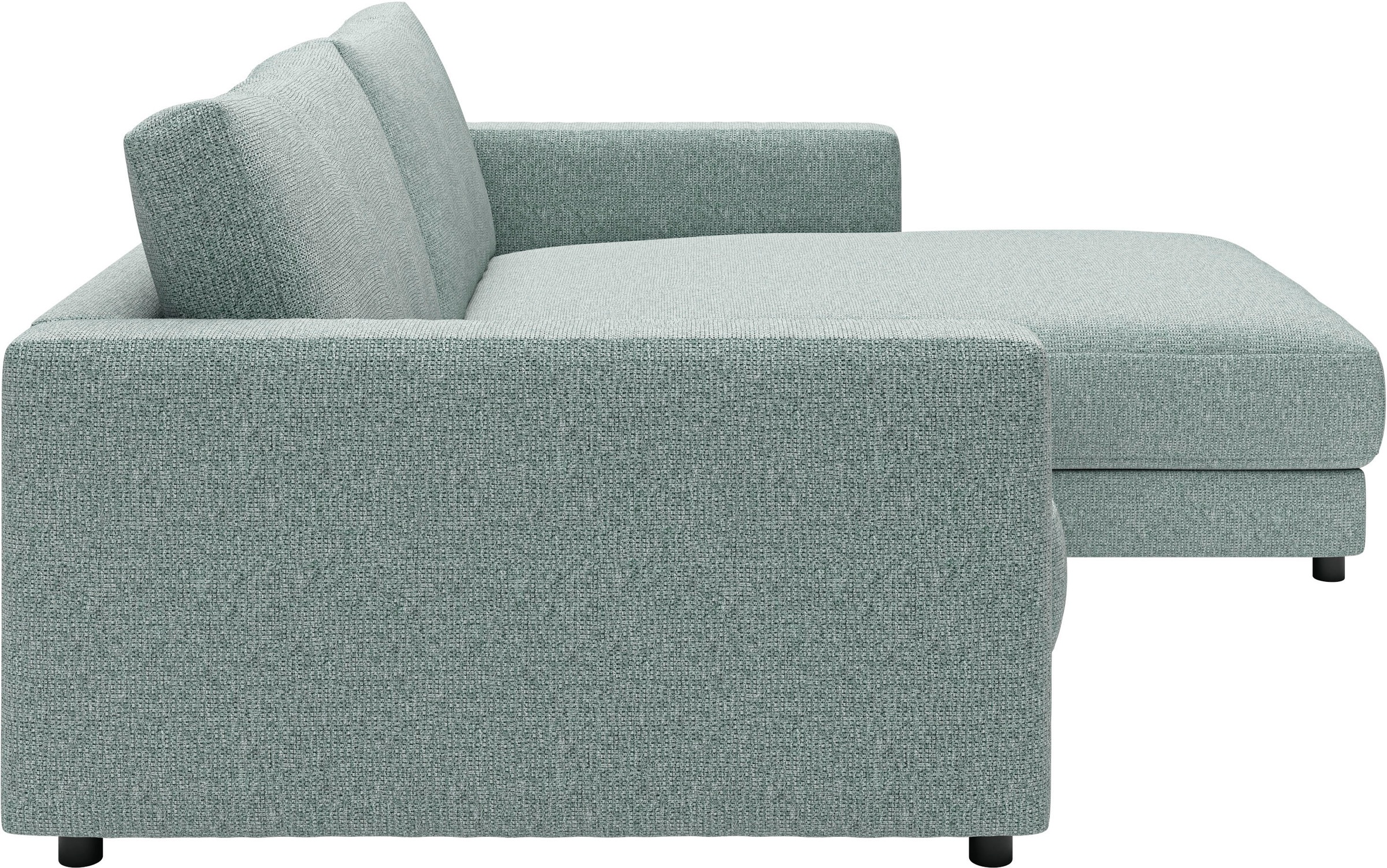 Home affaire Ecksofa »Ecksofa Jiro, L-Form, große Sitztiefe, Breite 226 cm« lose Sitz- & Rückenkissen, weicher Polsteraufbau, komfortabel & modern