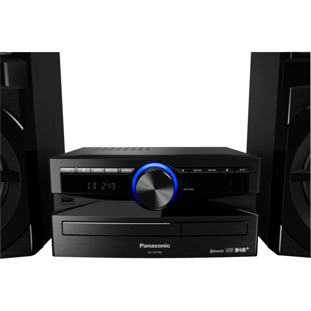 Panasonic Microanlage »SC-UX104«, (Bluetooth Digitalradio (DAB+) 300 W)