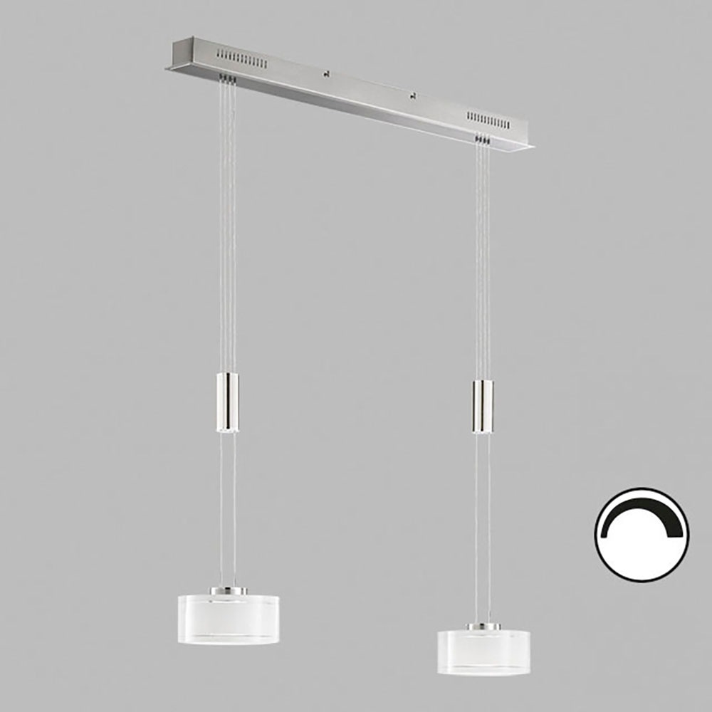 FISCHER & HONSEL Pendelleuchte »Lavin«, 2 flammig, Leuchtmittel LED-Modul | LED fest integriert, langlebige LED, dimmbar