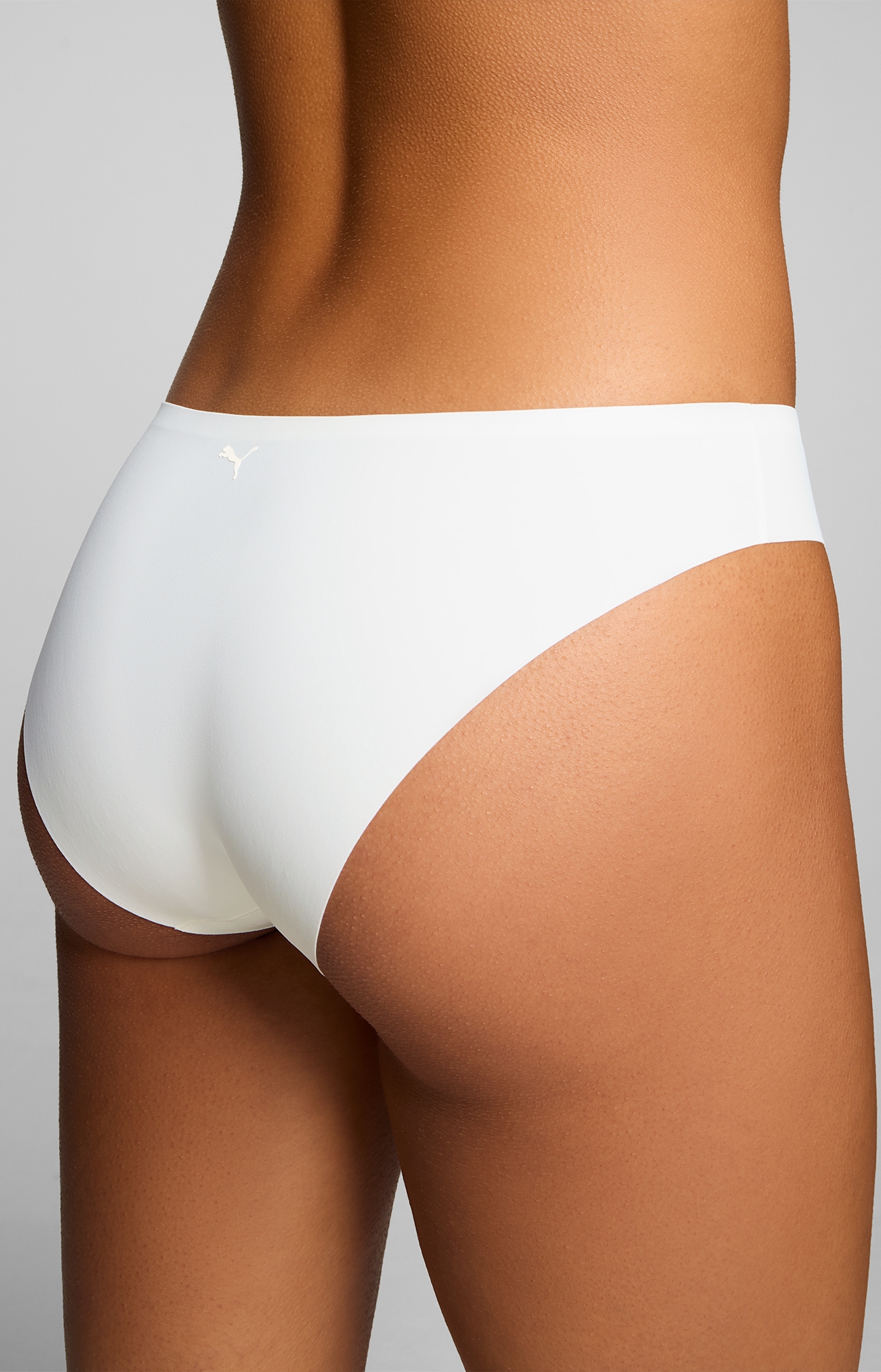 PUMA Slip »PUMA WOMEN MICROFIBER BRIEFS« 2er Pack,  im Mid-Rise Design, mit elastischem Bund