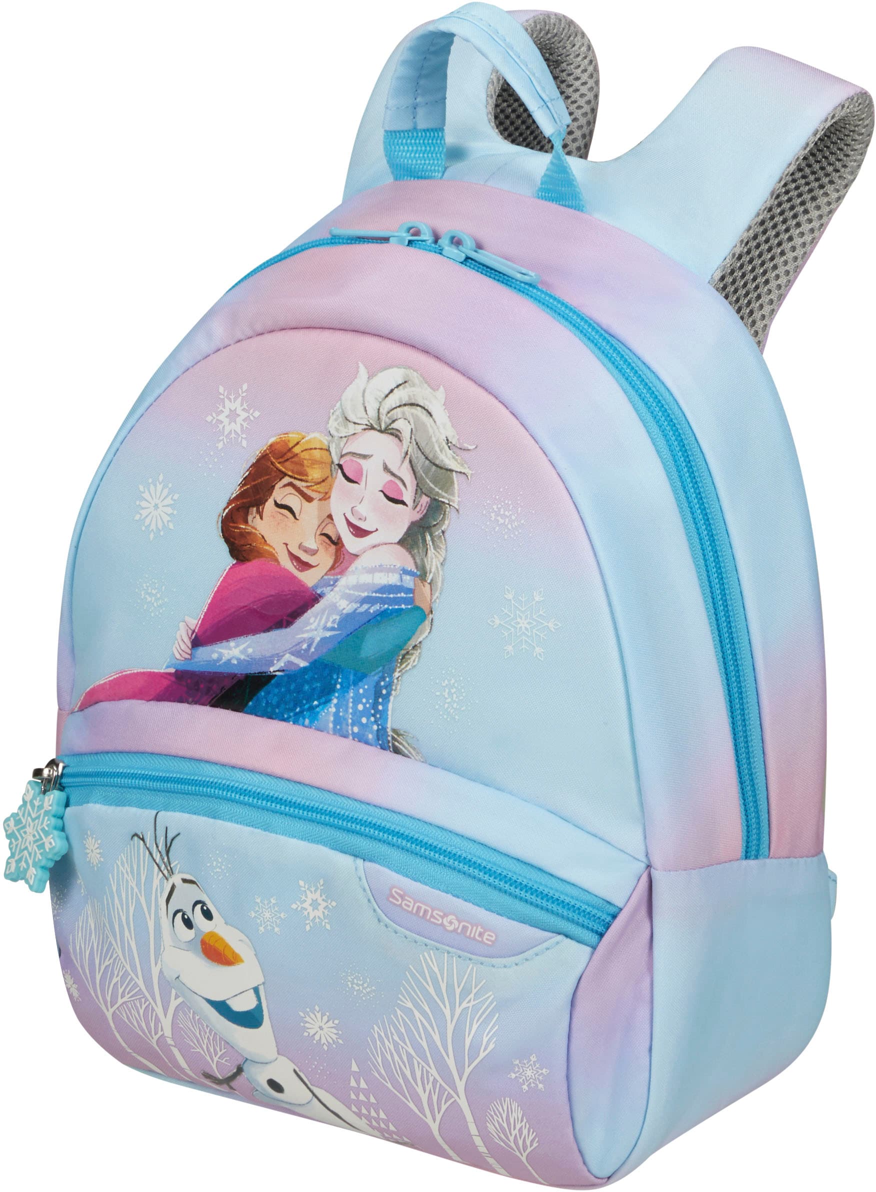 bequem S, bestellen Kinderrucksack recyceltes enthält Frozen«, 2.0, reflektierende Samsonite Ultimate »Disney Material Details,