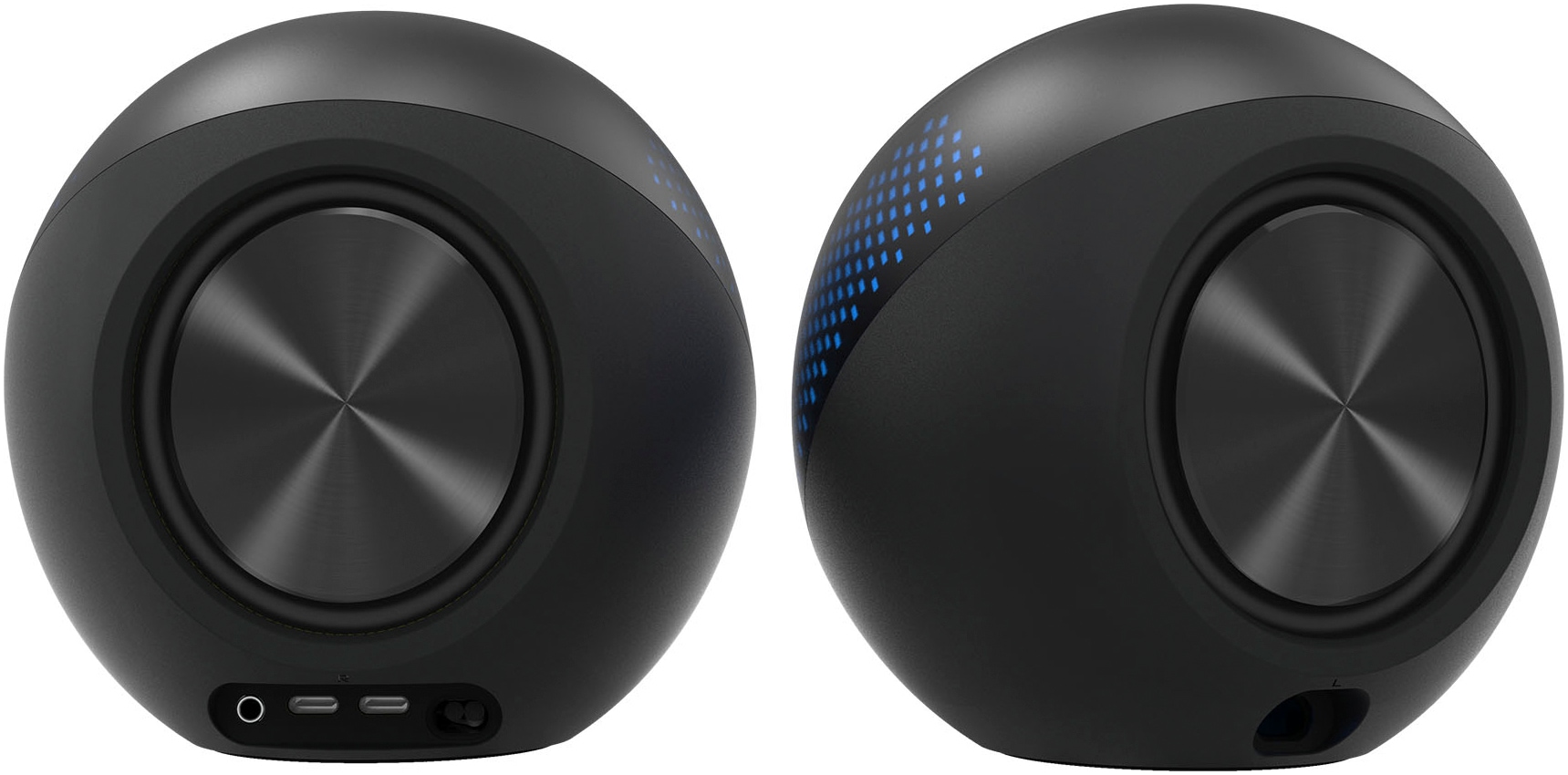 Creative PC-Lautsprecher »Pebble X 2.0, Bluetooth 5.3, USB-C, RGB-Beleuchtung«, Kabelloses Streaming