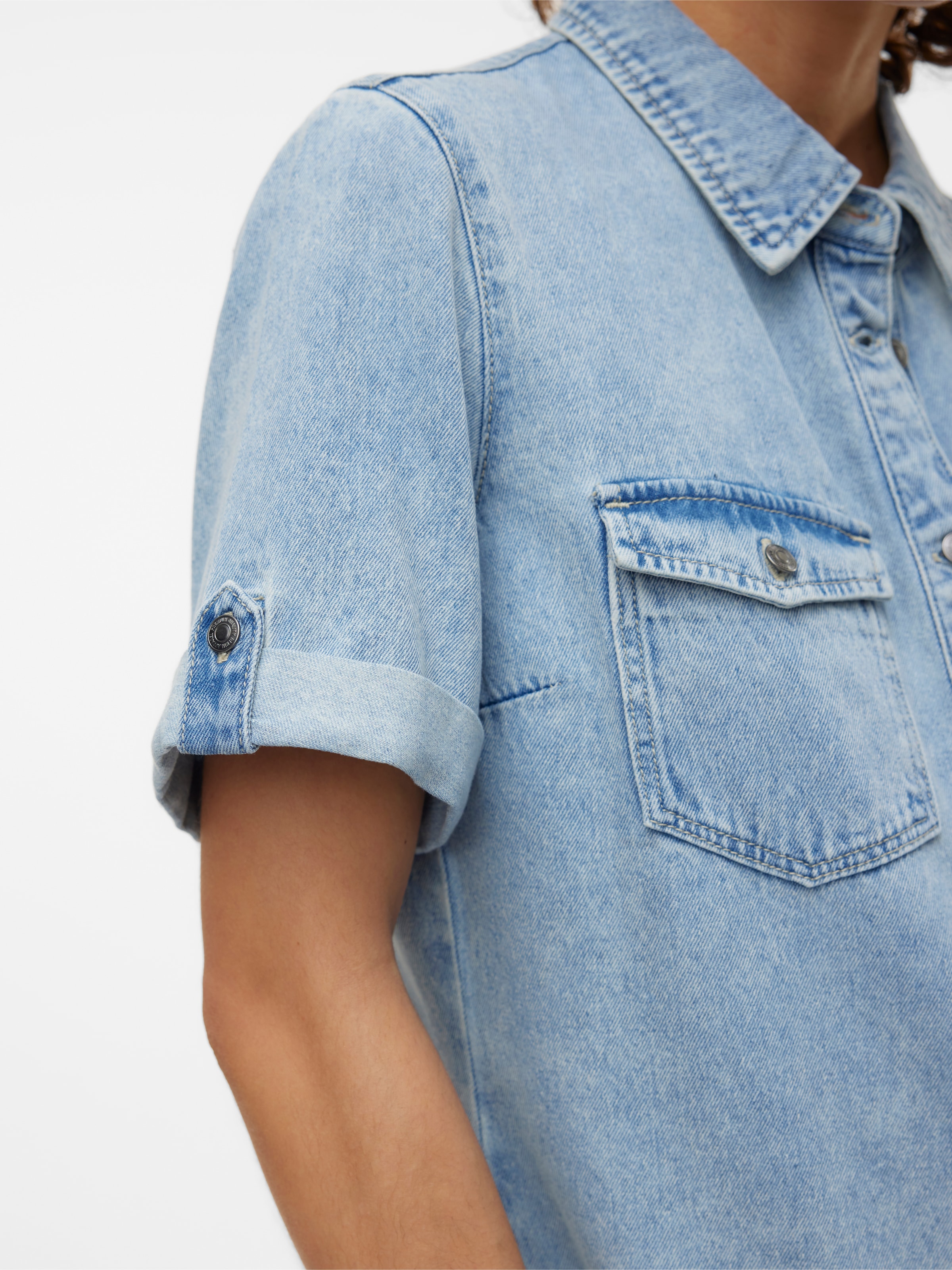 Vero Moda Jeanskleid »VMJENNIE SS SHORT DENIM DRESS NOOS«