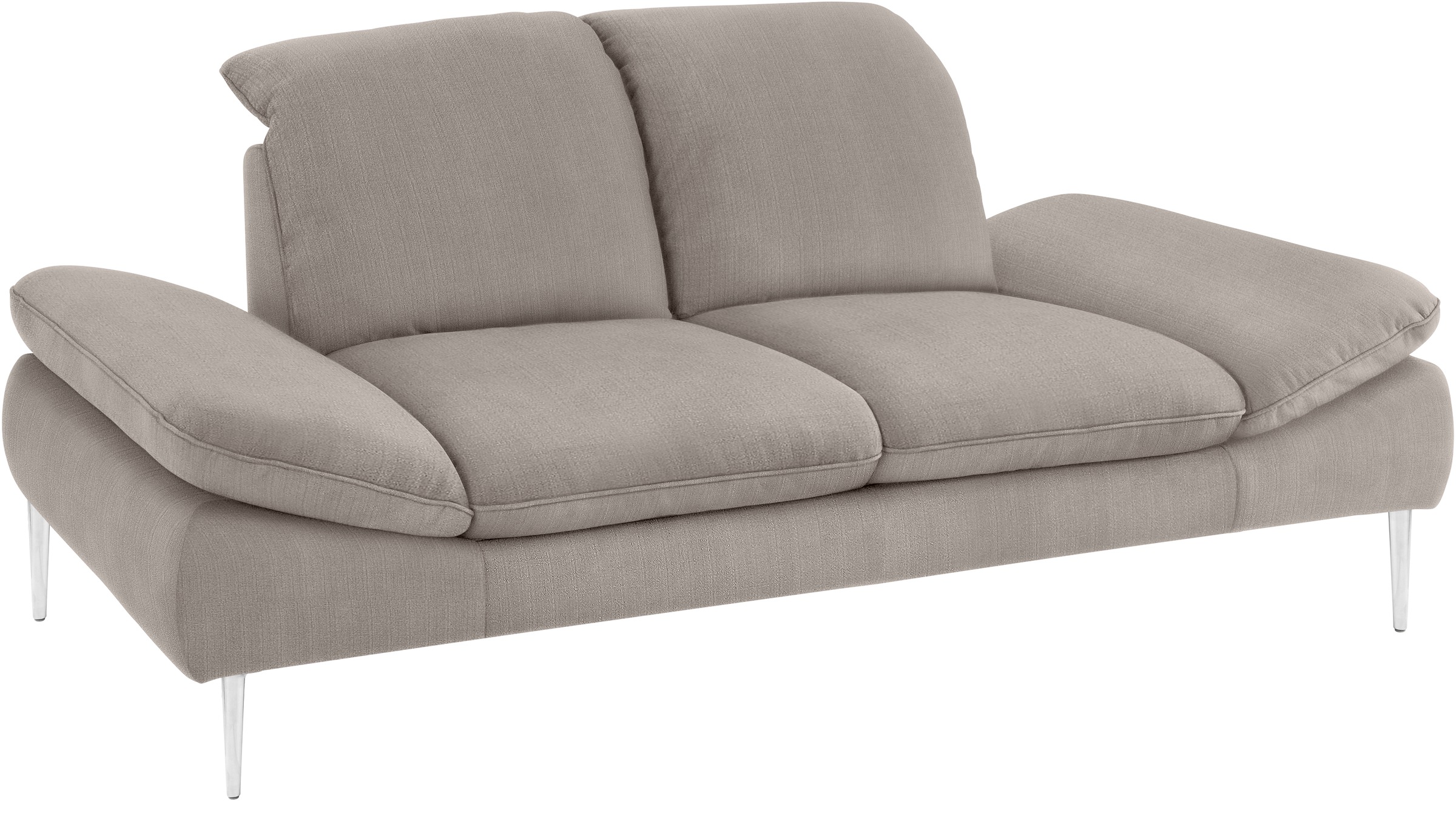 W.SCHILLIG 2,5-Sitzer »enjoy&MORE«, mit Sitztiefenverstellung, Füße Chrom glänzend, Breite 232 cm