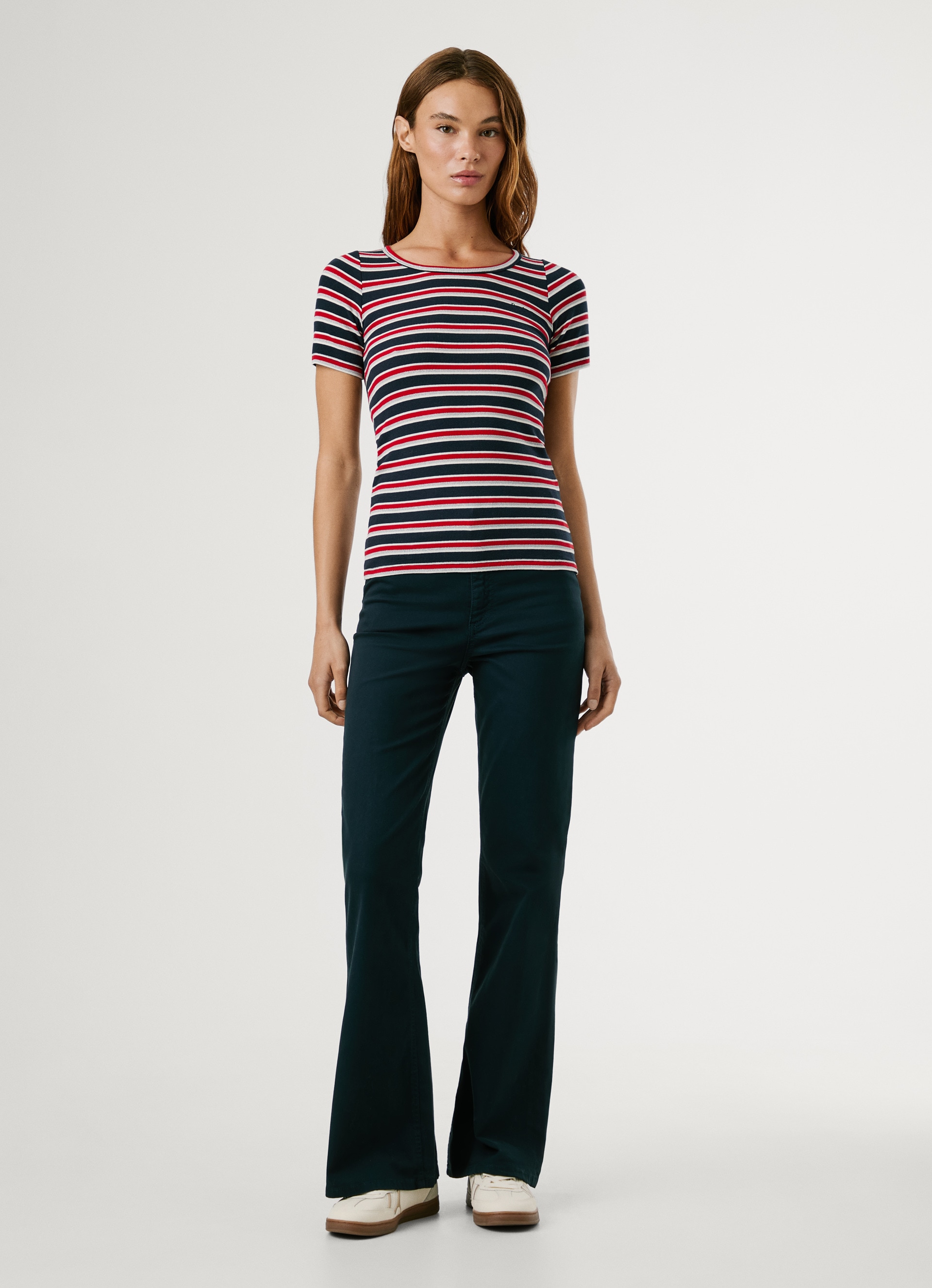 Pepe Jeans Kurzarmshirt »BAMBU«, Slim Fit mit Rundhals
