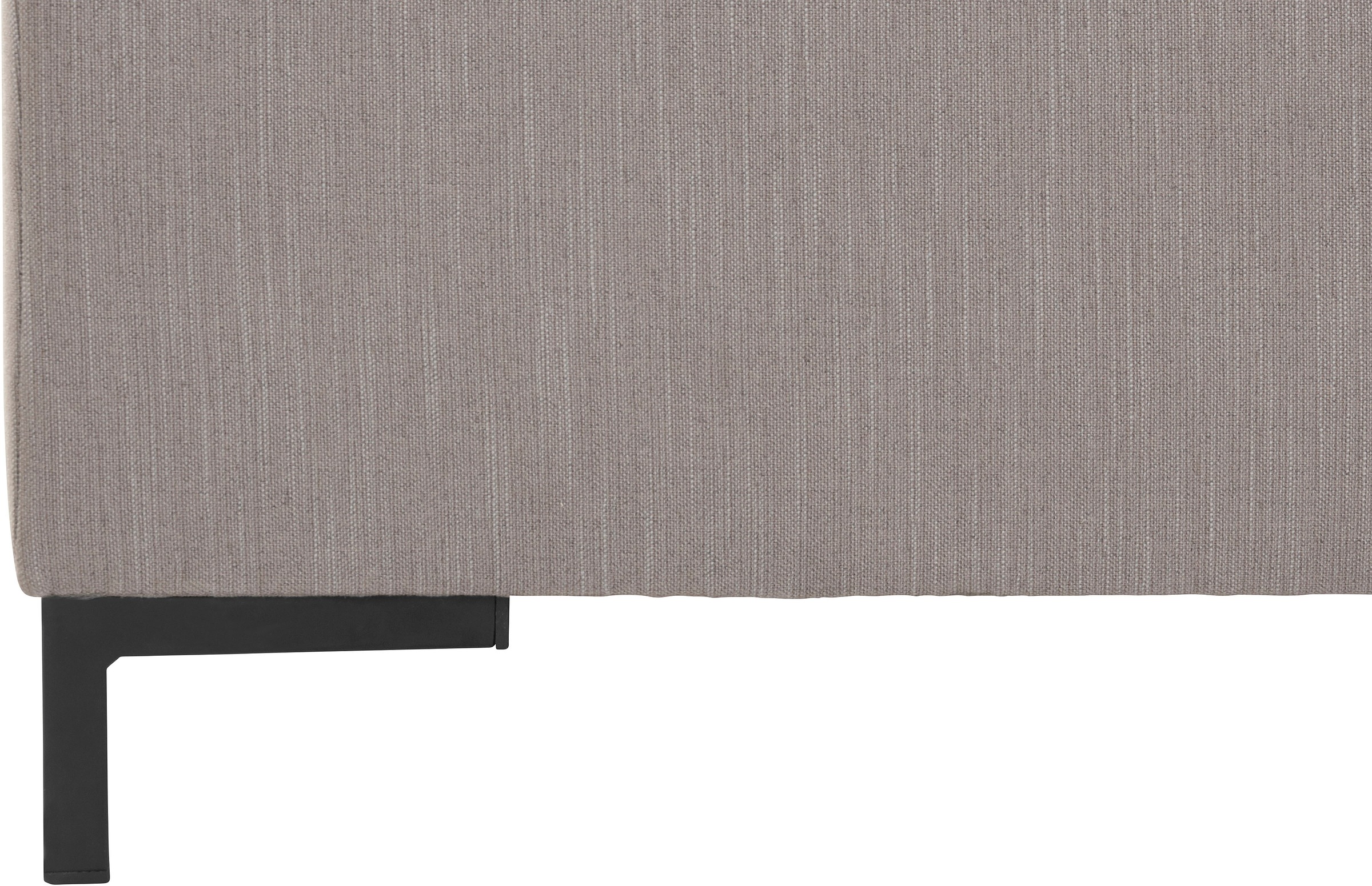 OTTO products Ecksofa »Grazzo, zeitlos und elegant, mit moderner Sitzheftung, L-Form«, hochwertige Stoffe aus recyceltem Material, Steppung im Sitzbereich