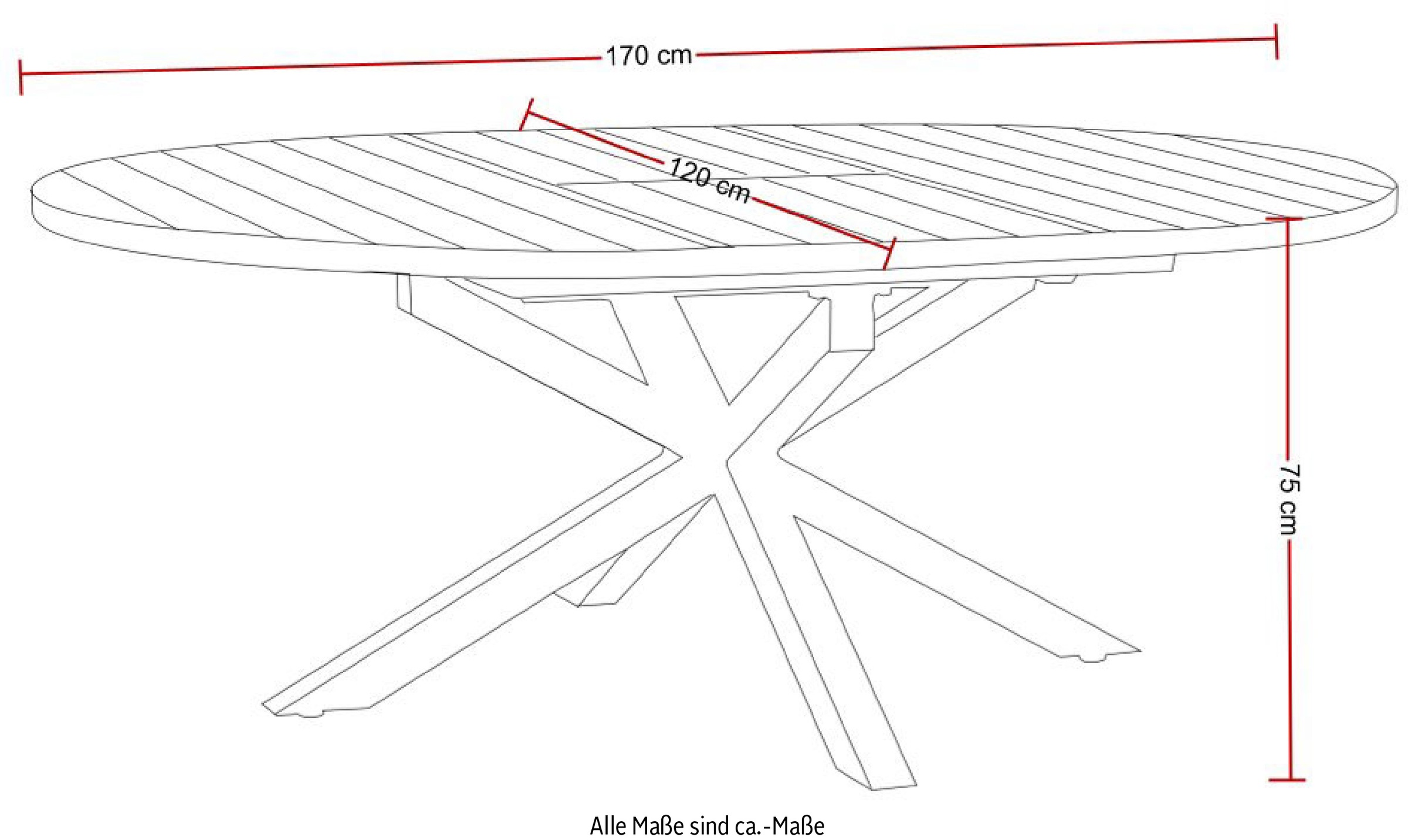 Destiny Garten-Essgruppe »GARDA HL ARONA«, (Set, 5 tlg., 1 Ausziehtisch, 4 Hochlehner verstellbar), (Set, 9-tlg., 4 Hochlehner, 1 Ausziehtisch Ø 120/170x75cm) Aluminium
