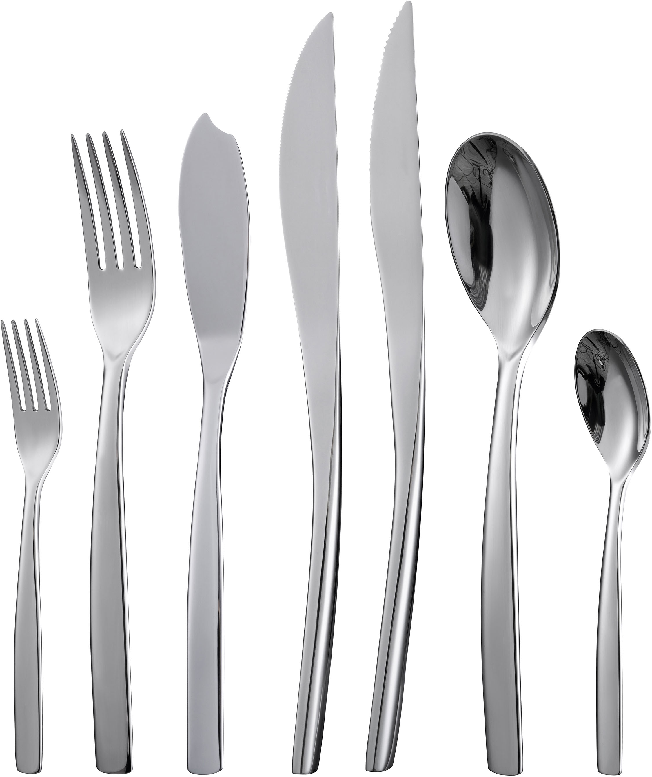 Hanseatic Besteck-Set »EXCLUSIVE« stehendes Design von Ess- und Steakmessern