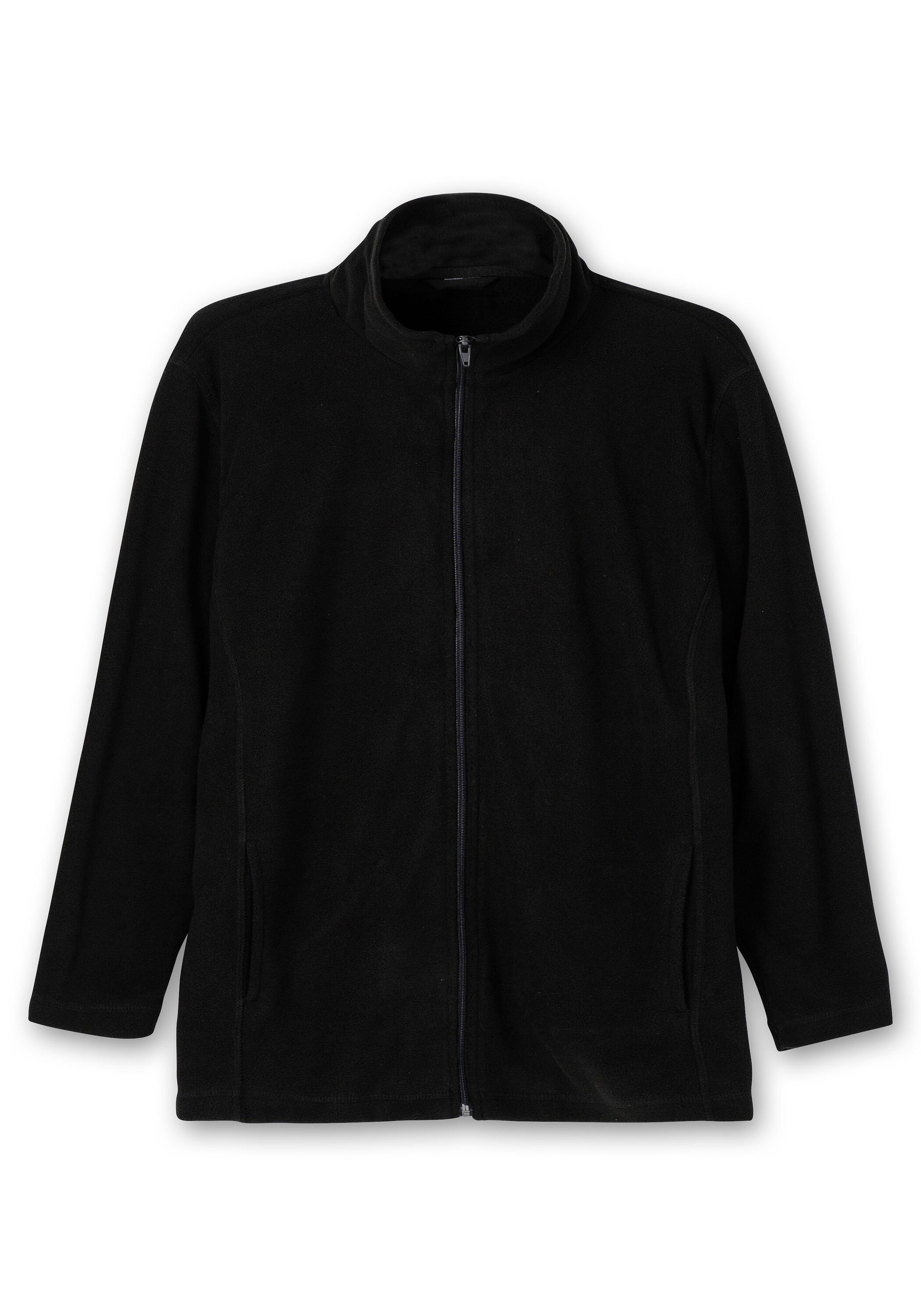 Sheego Sweatjacke »Fleecejacke mit Reißverschluss«