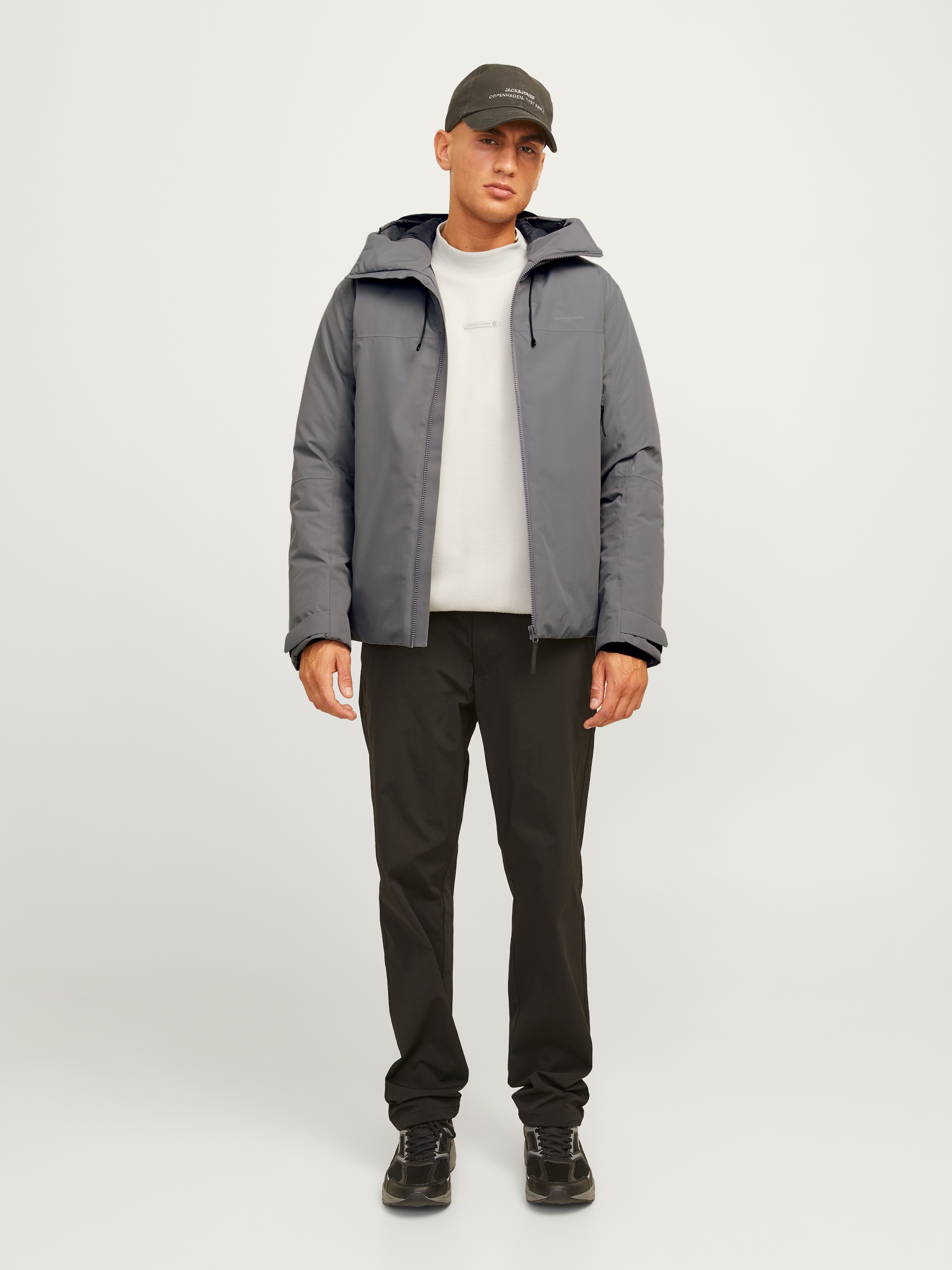 Jack & Jones Outdoorjacke »JCOSUMMIT PADDED SHELL JACKET SN«, mit Kapuze