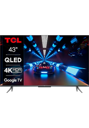 TCL QLED-Fernseher »43C735X2«, 108 cm/43 Zoll, 4K Ultra HD, Smart-TV-Google TV, HDR... kaufen