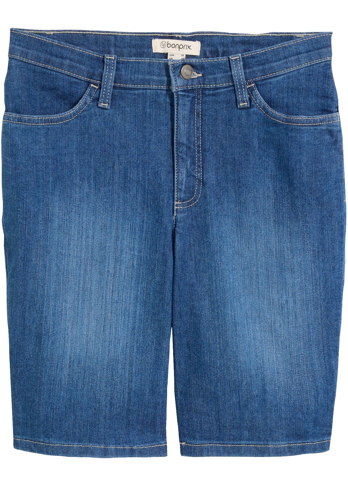 bonprix Bermudas  regular fit Passform, aus Baumwolle, Polyester und Elasthan